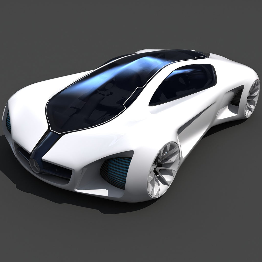 Concept Biome De Mercedes 3d Mercedes Benz Biome Concept Car Model