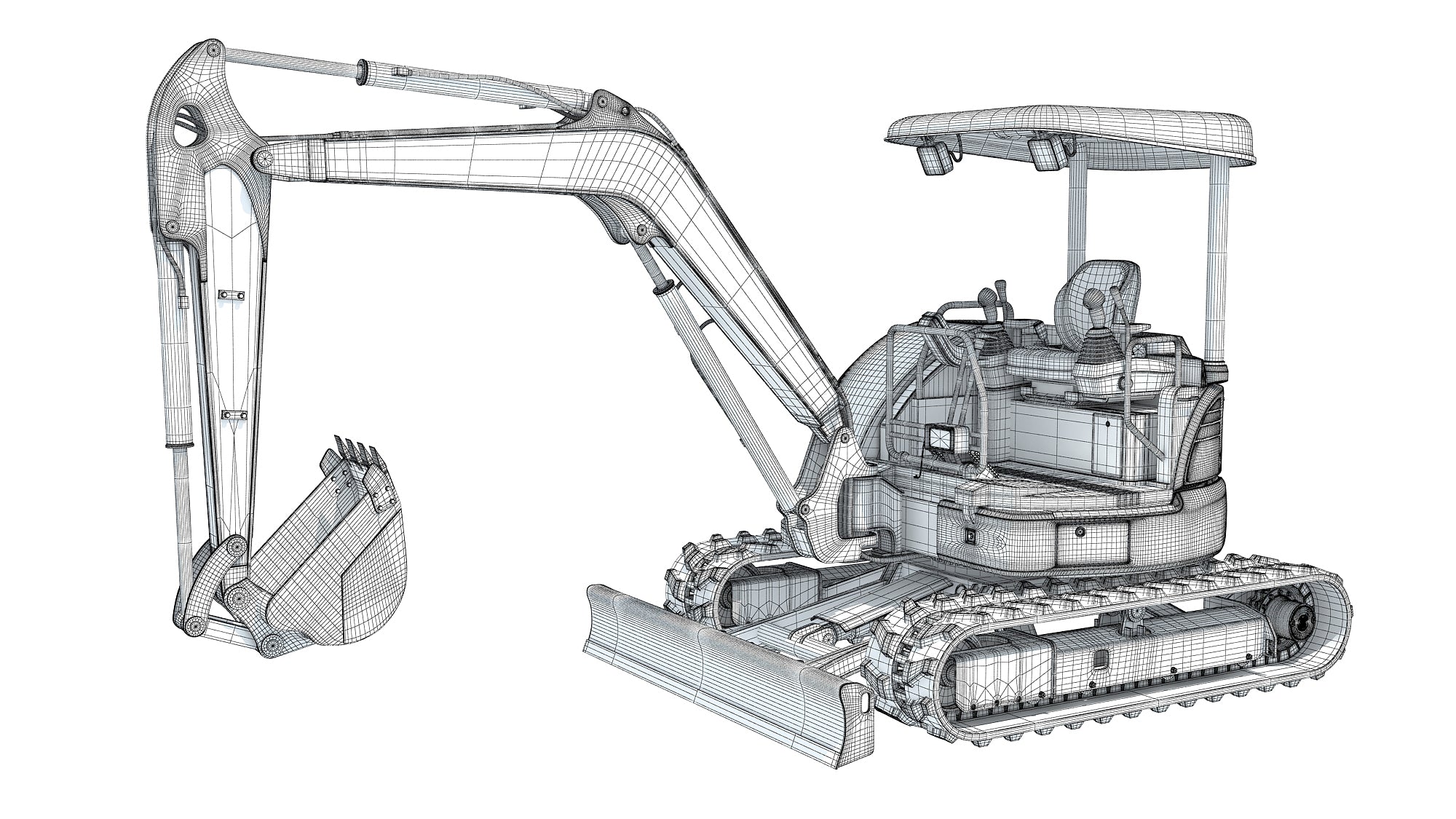 Komatsu Mini Small Tracked Excavator
