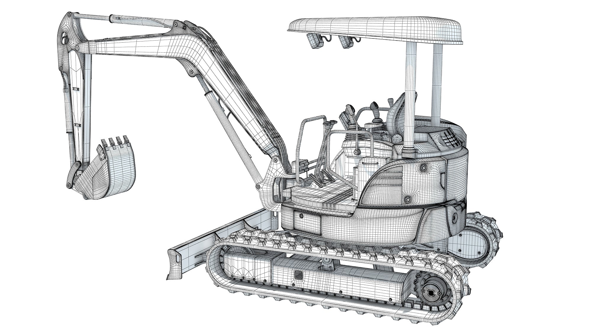 Komatsu Mini Small Tracked Excavator