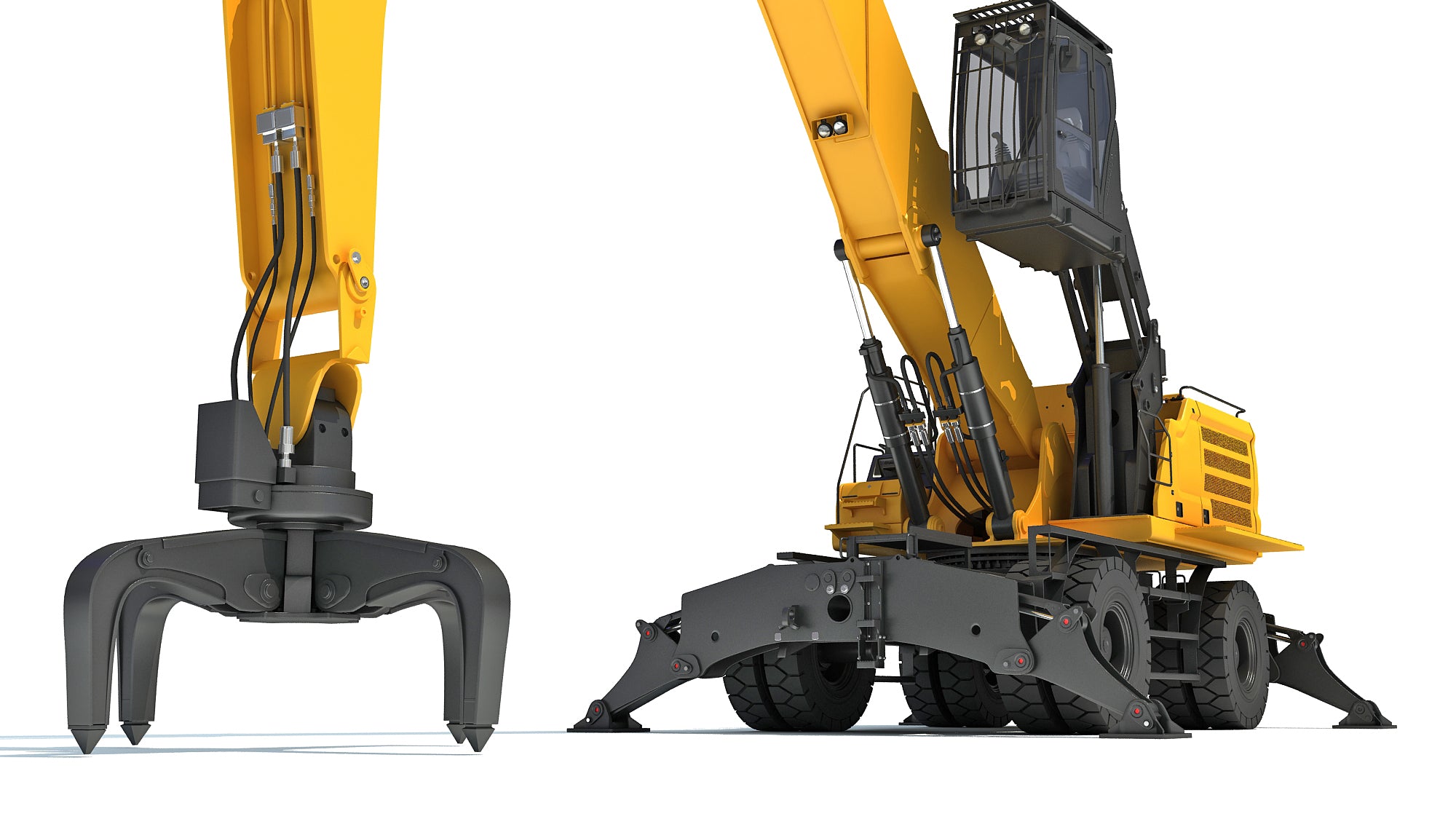 Material Handler CAT 3D Models