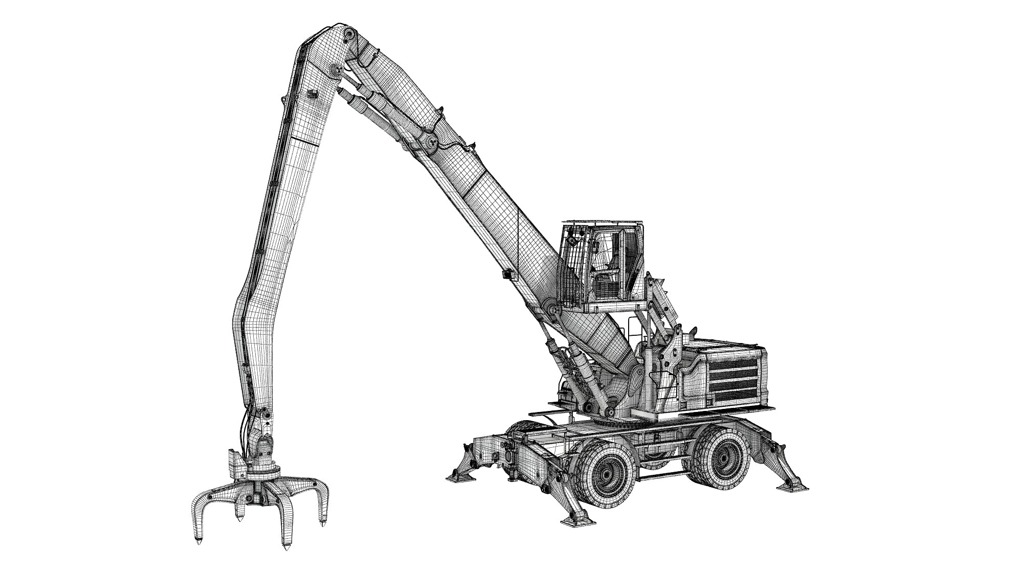 Material Handler CAT 3D Models