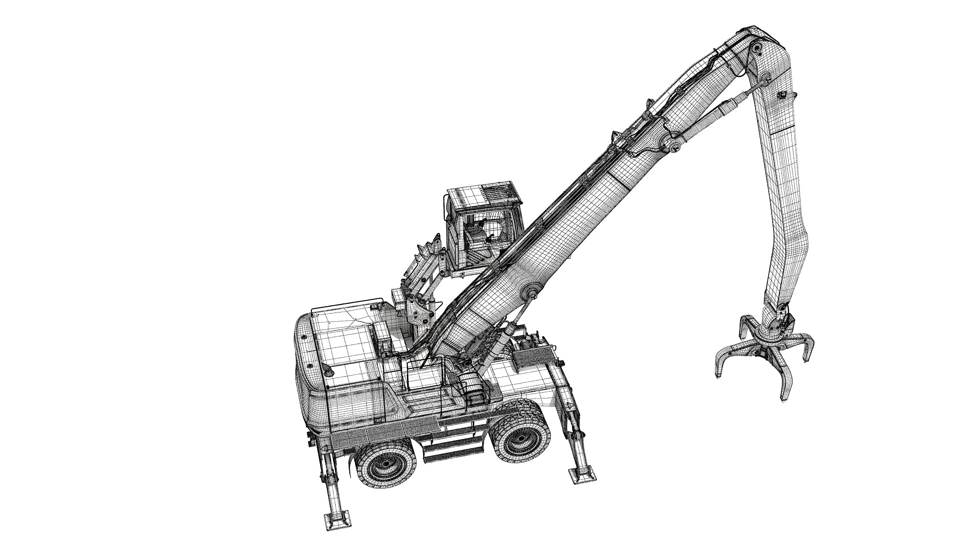 Material Handler CAT 3D Models