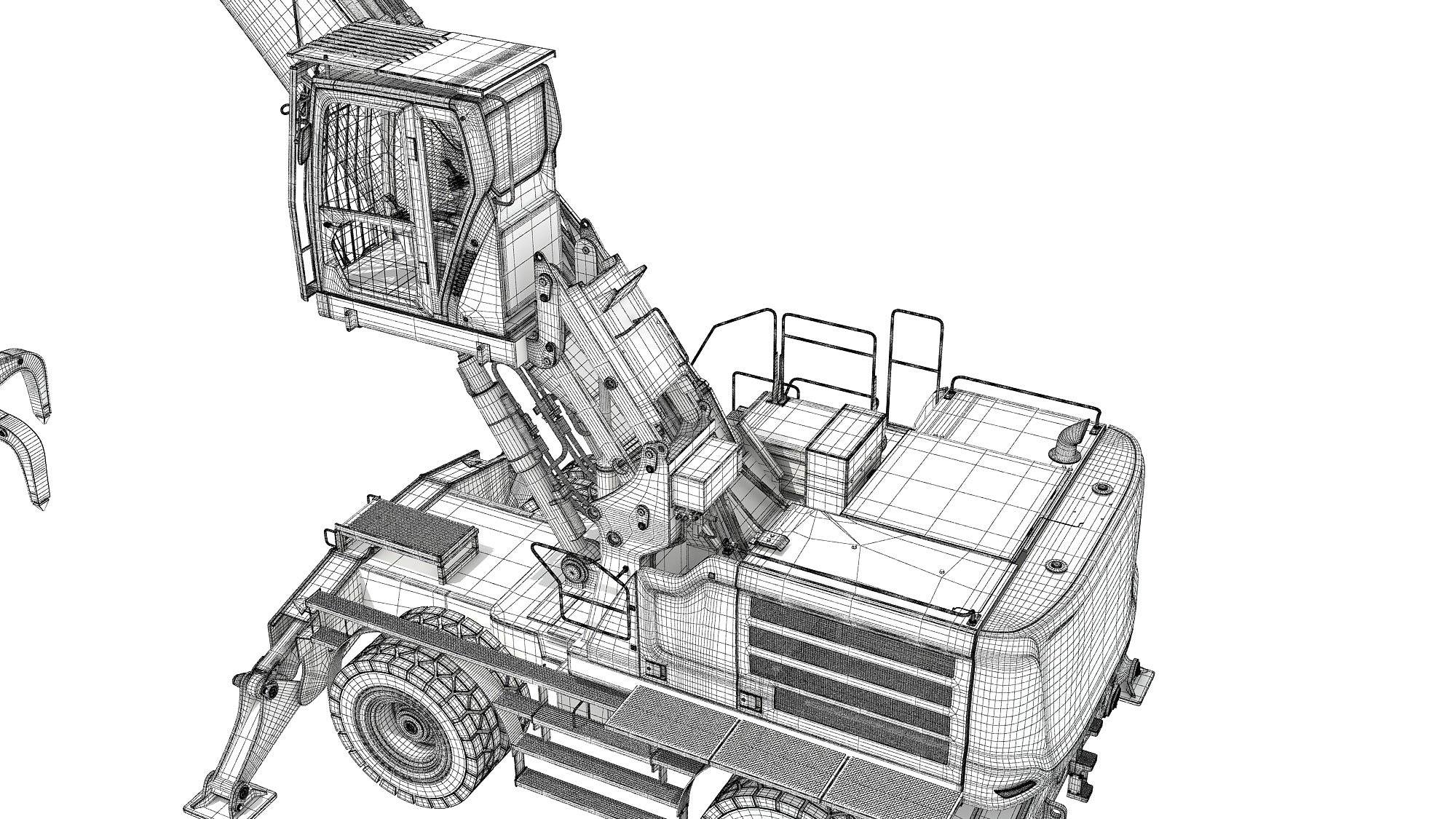 Material Handler CAT 3D Models