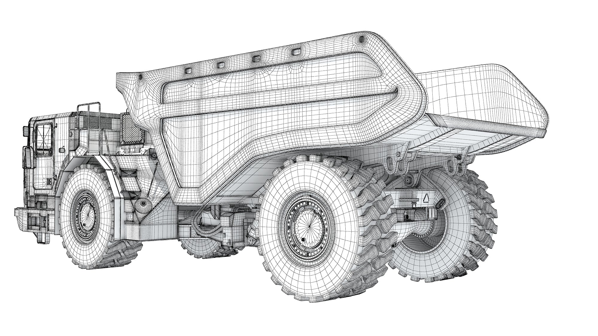 Underground Articulated Mining Truck