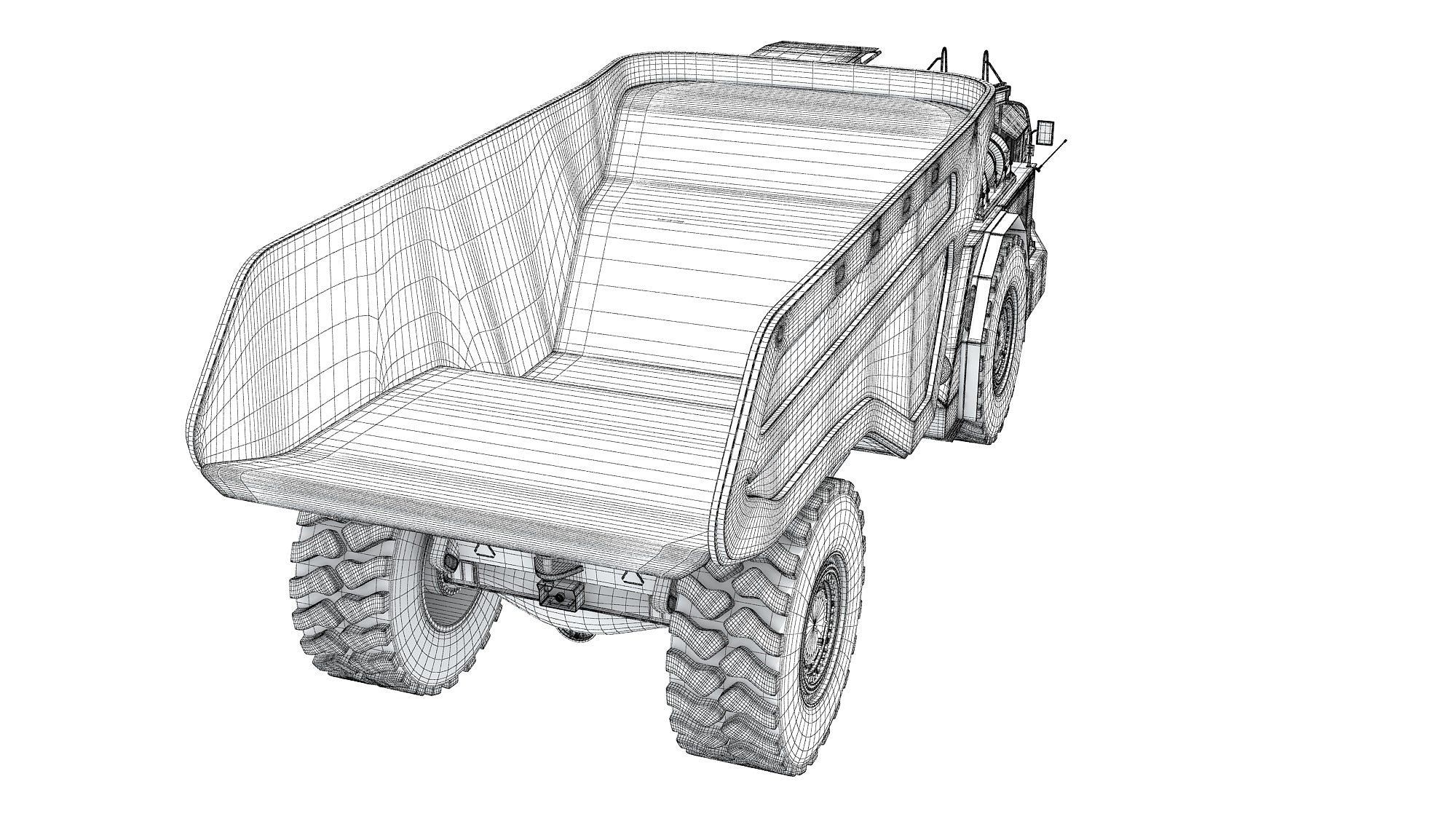 Underground Articulated Mining Truck