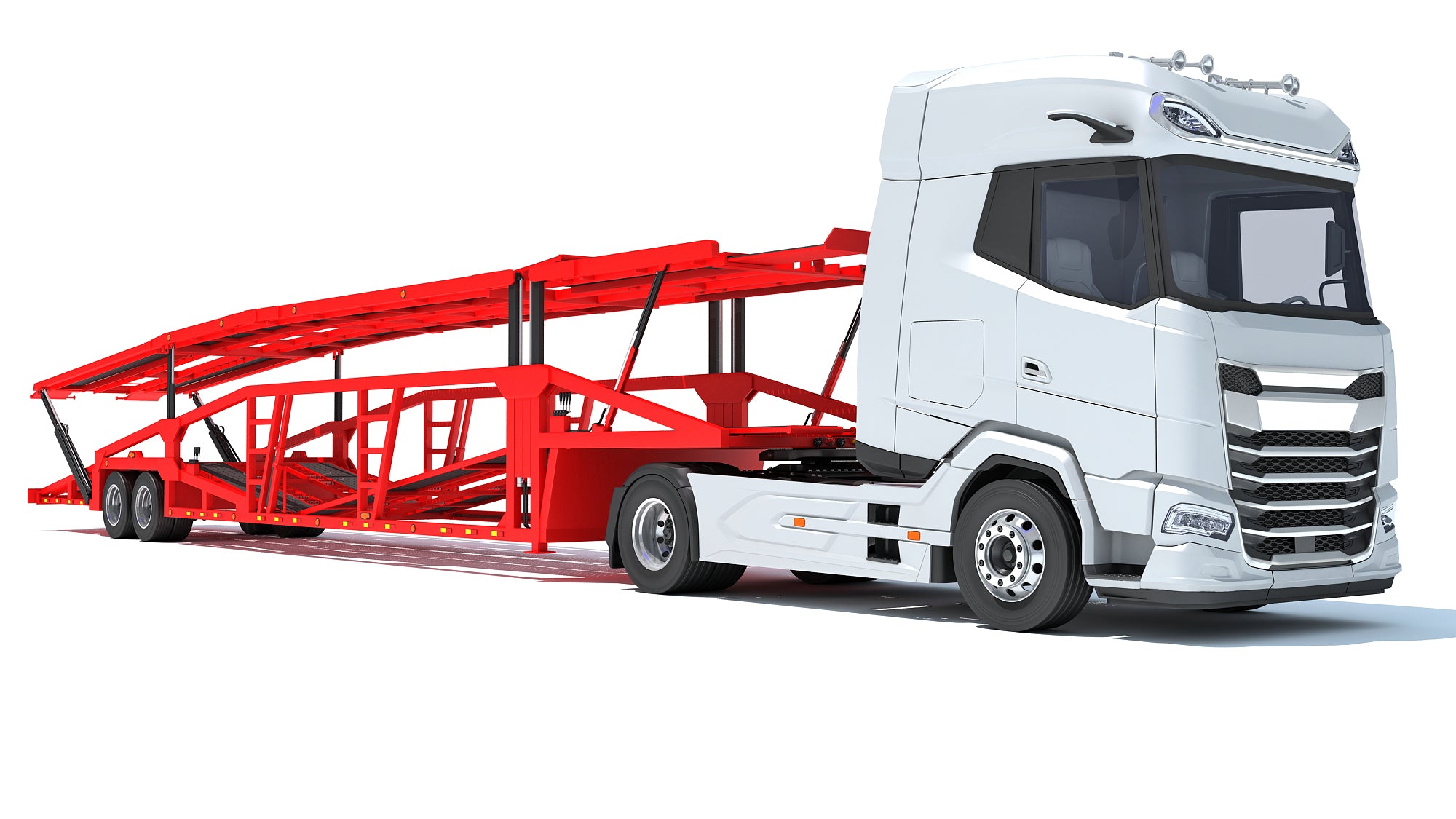 Car Carrier Semi Truck Trailer