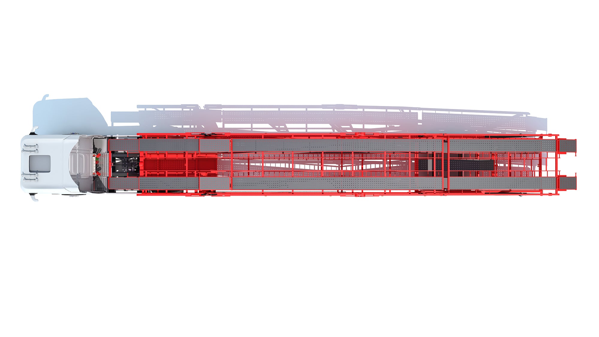 Car Carrier Semi Truck Trailer