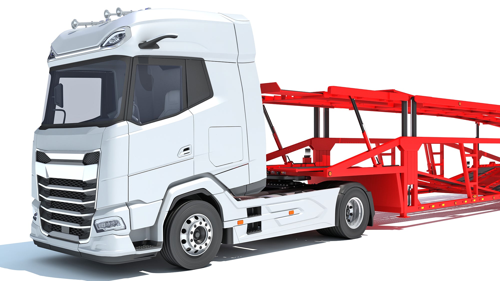 Car Carrier Semi Truck Trailer