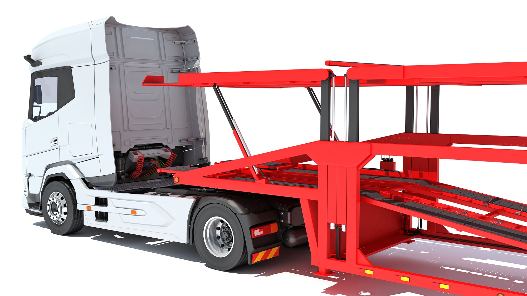 Car Carrier Semi Truck Trailer