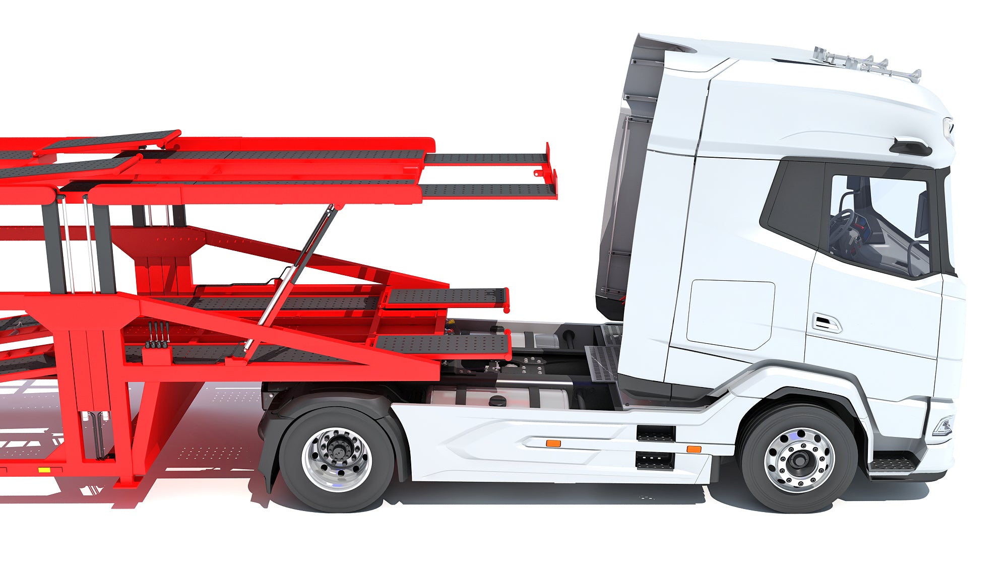 Car Carrier Semi Truck Trailer