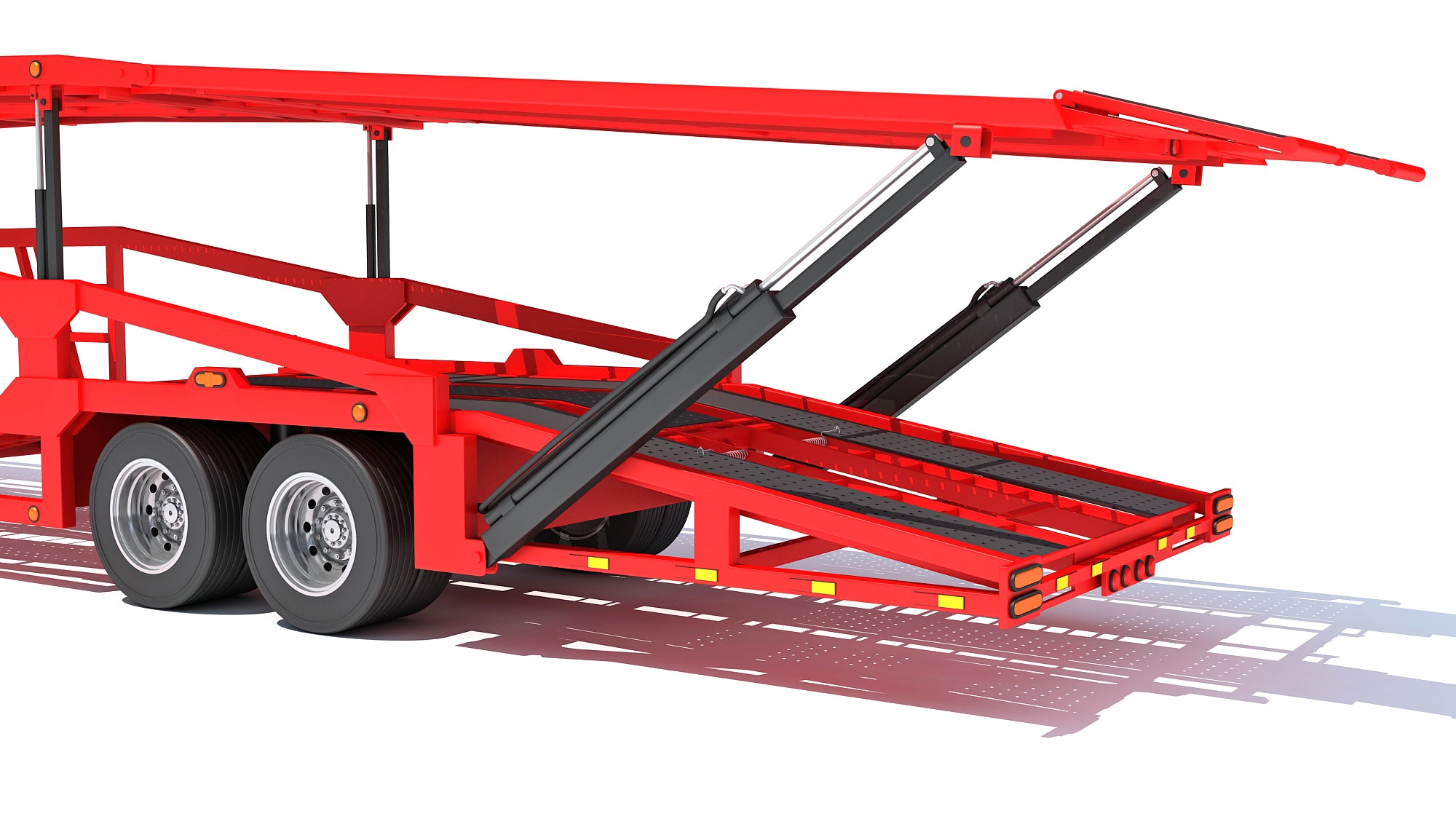 Car Carrier Semi Truck Trailer