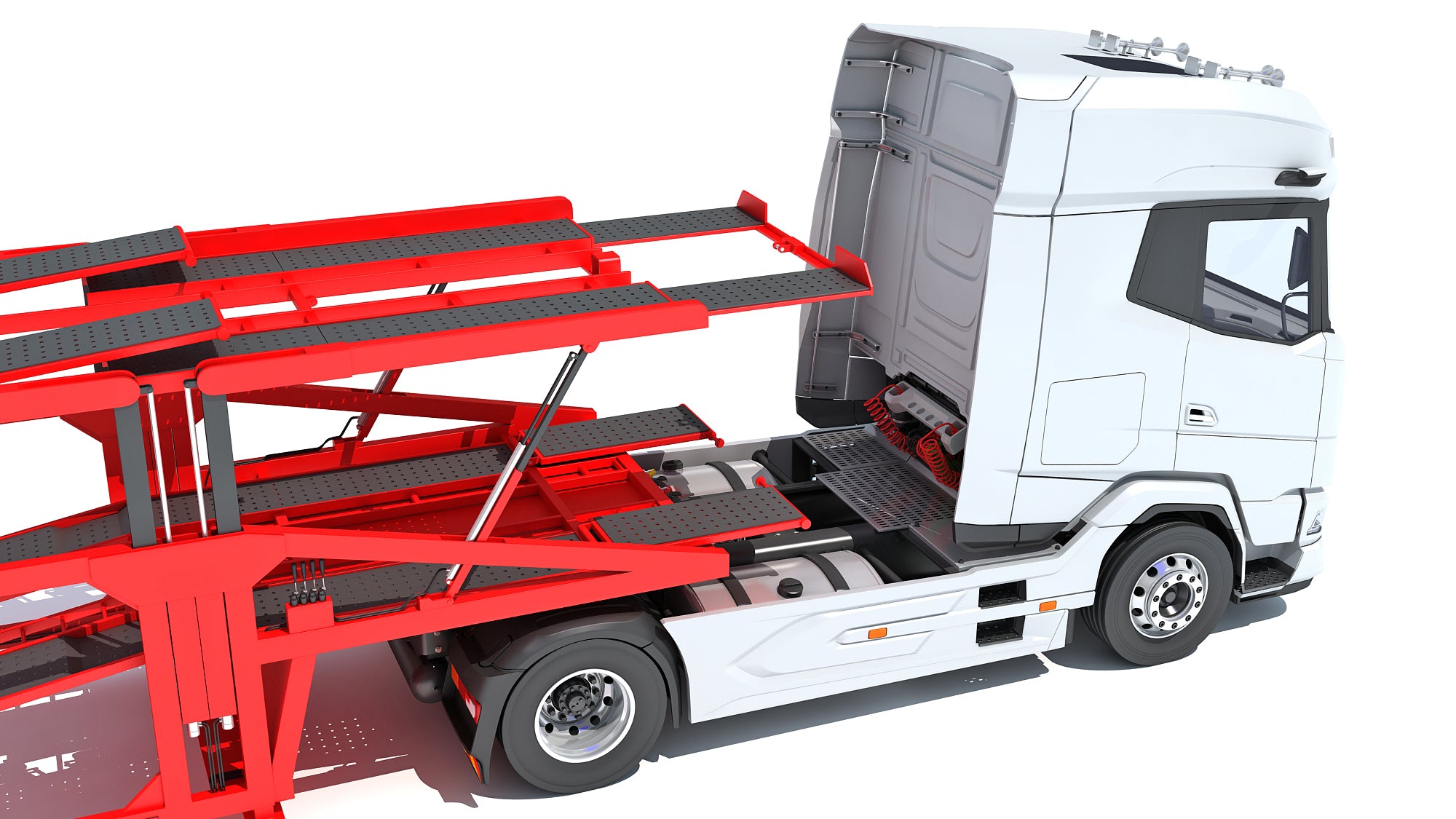 Car Carrier Semi Truck Trailer