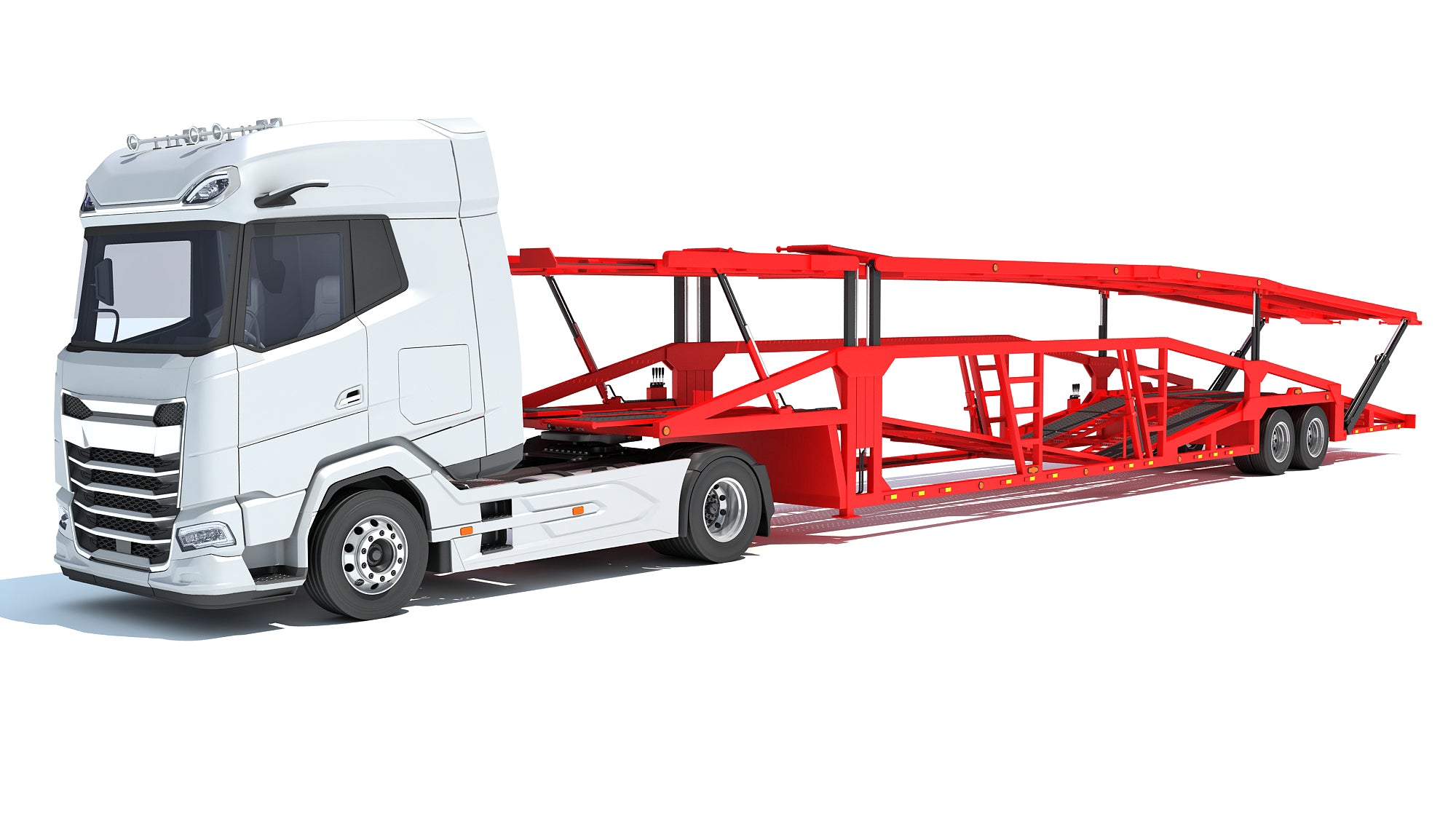 Car Carrier Semi Truck Trailer