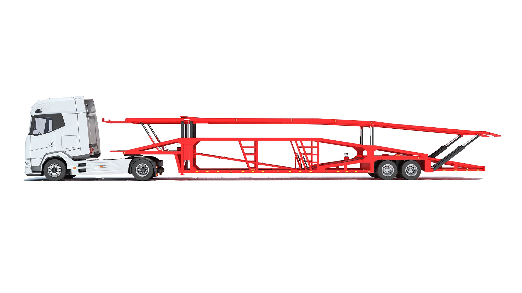 Car Carrier Semi Truck Trailer