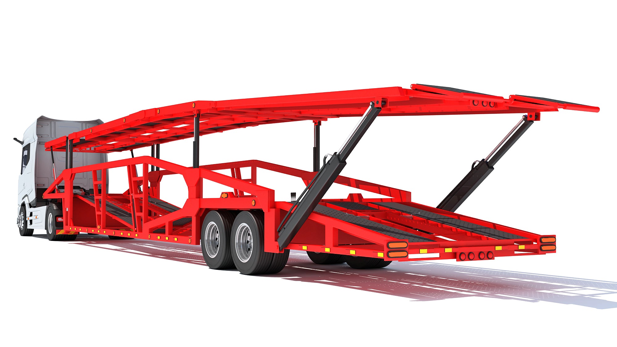 Car Carrier Semi Truck Trailer