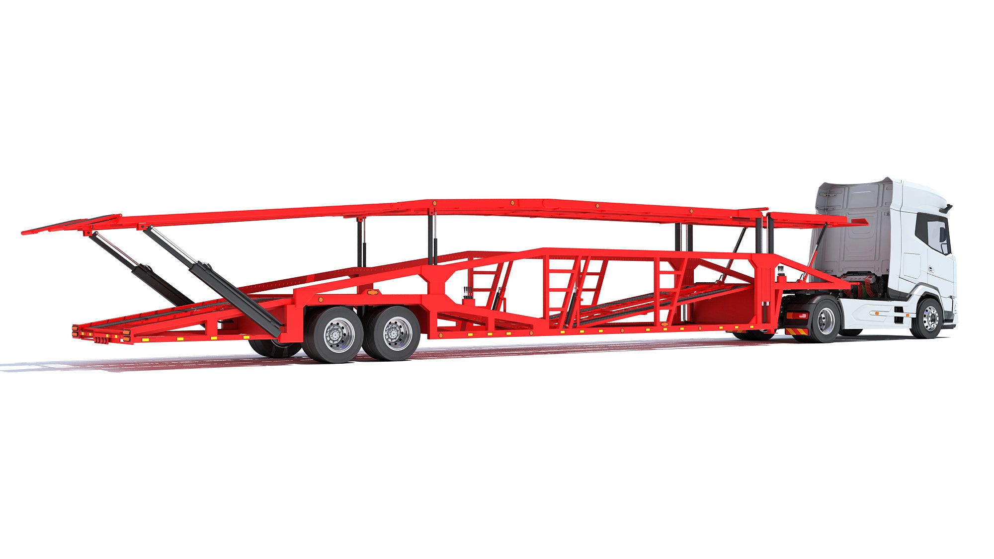 Car Carrier Semi Truck Trailer