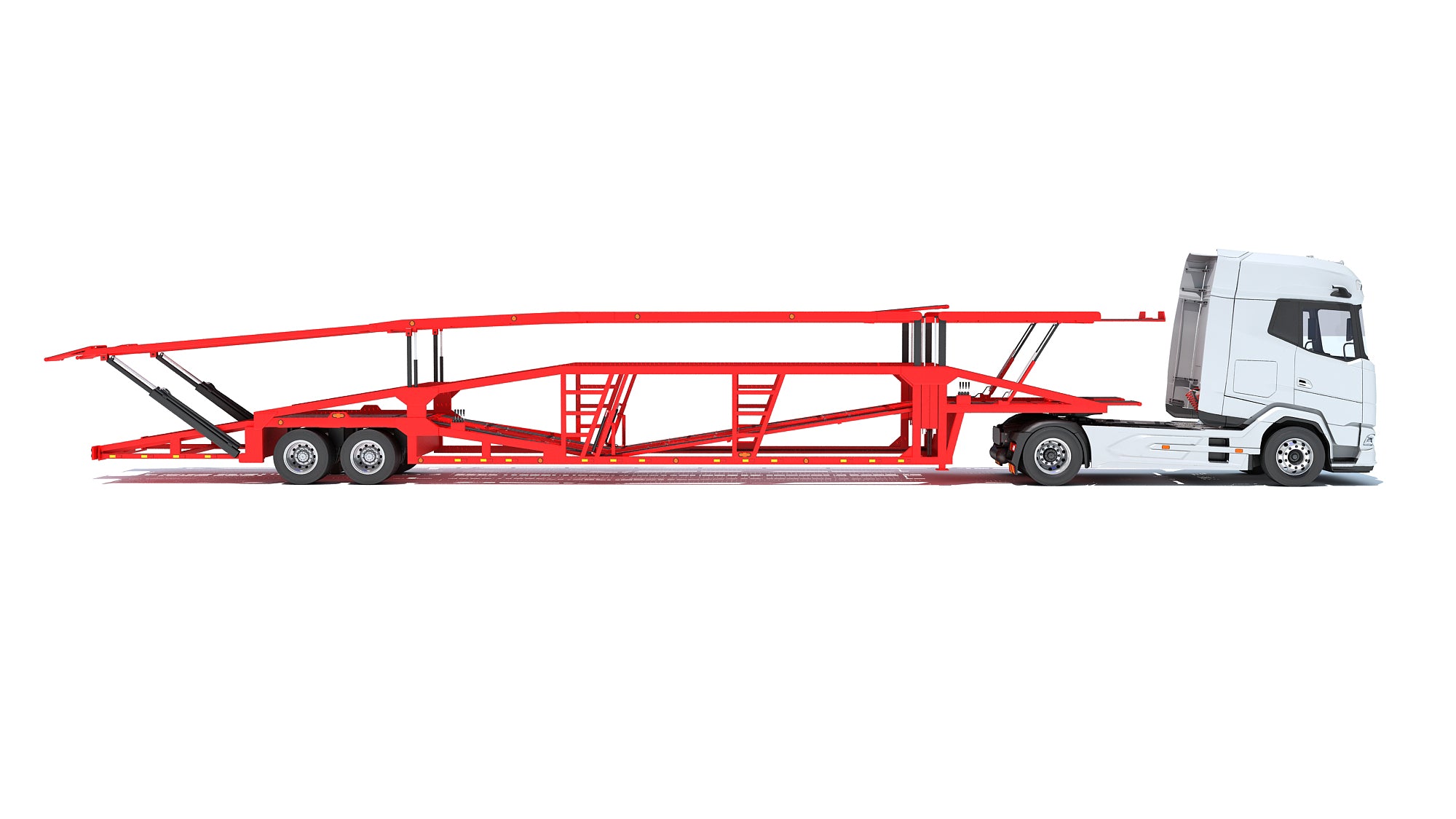 Car Carrier Semi Truck Trailer