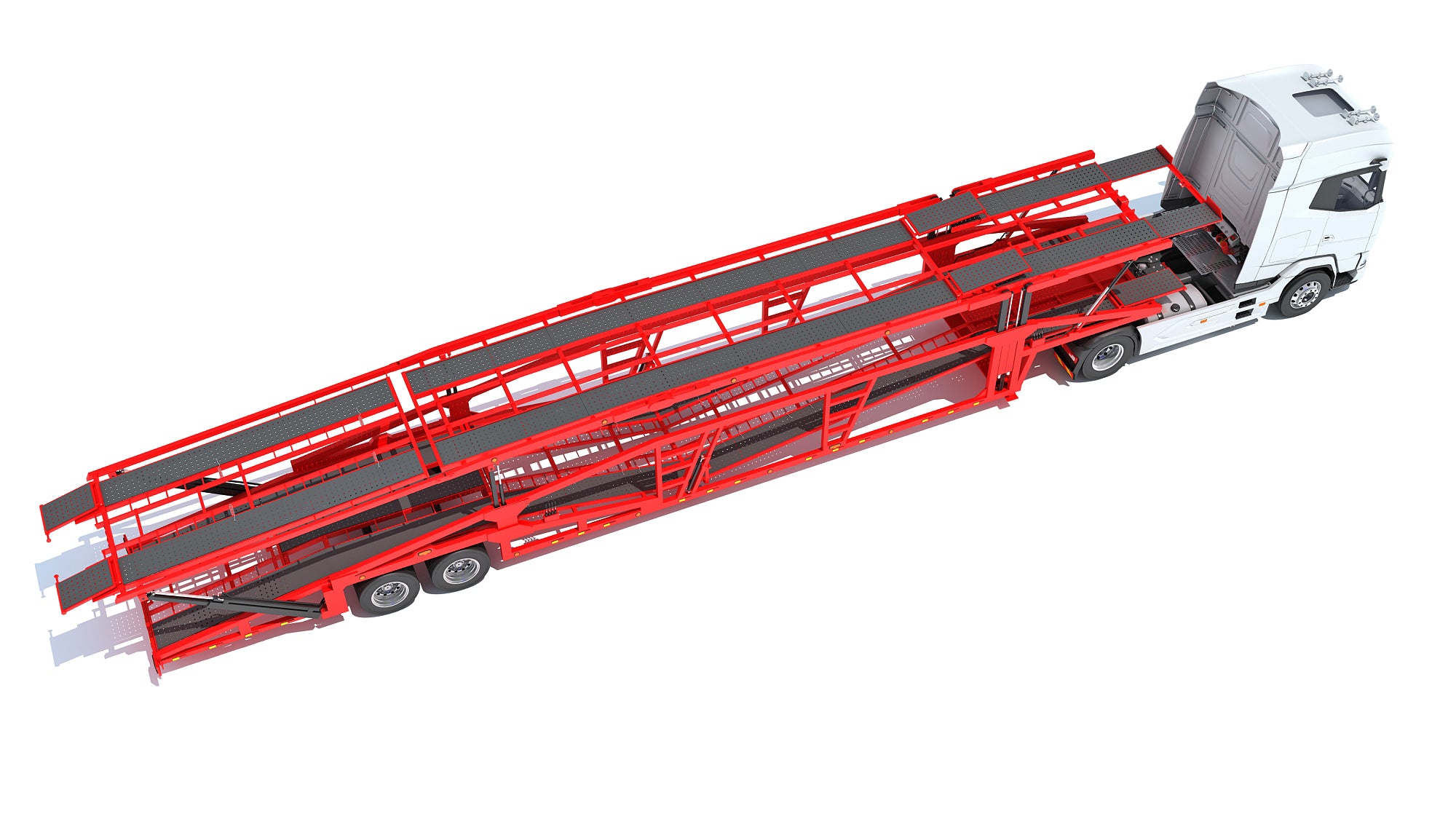 Car Carrier Semi Truck Trailer