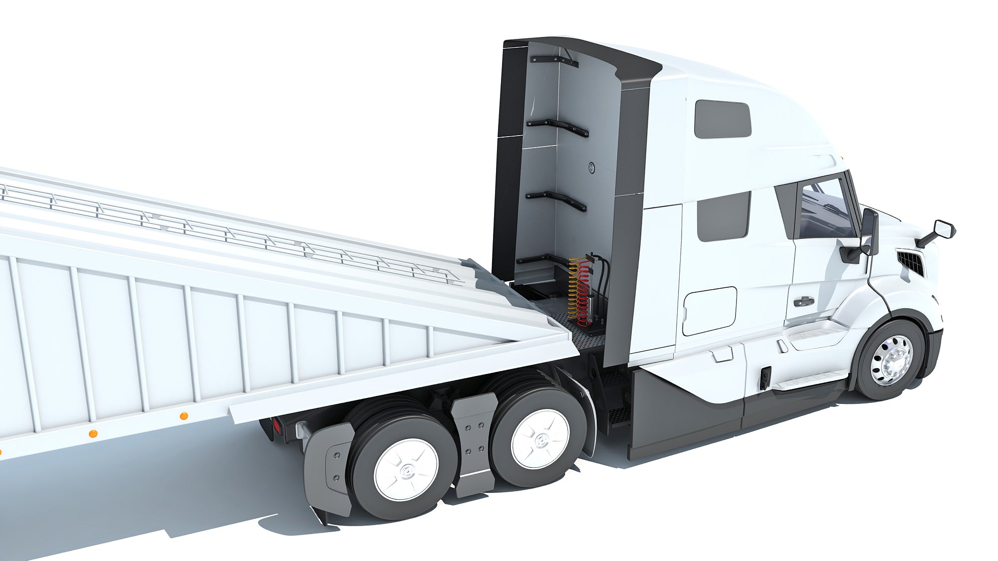 2024 Semi Truck with Bottom Dump Trailer