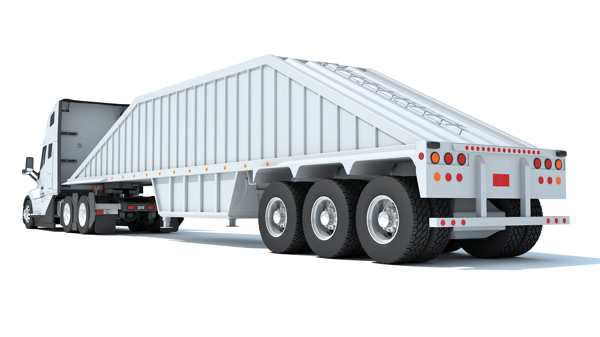 2024 Semi Truck with Bottom Dump Trailer