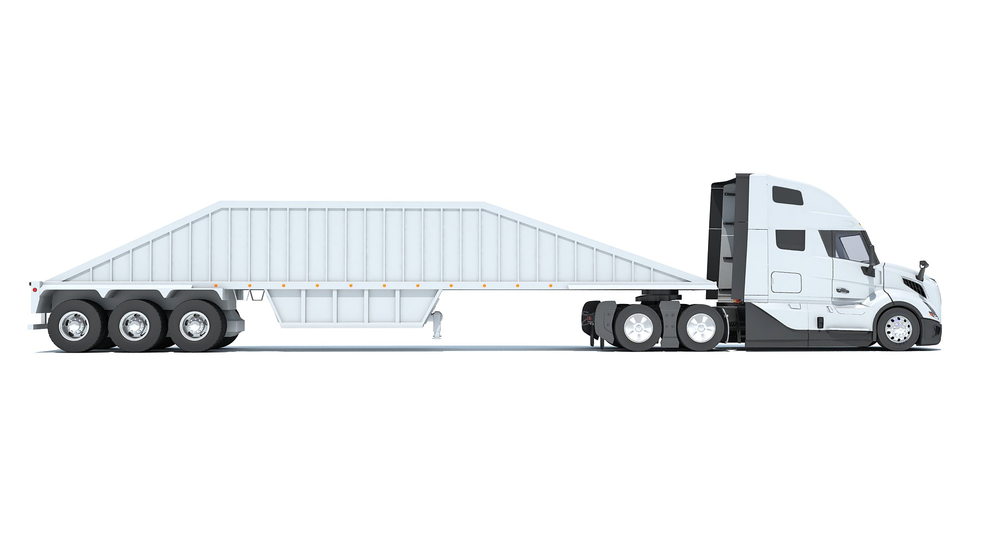 2024 Semi Truck with Bottom Dump Trailer