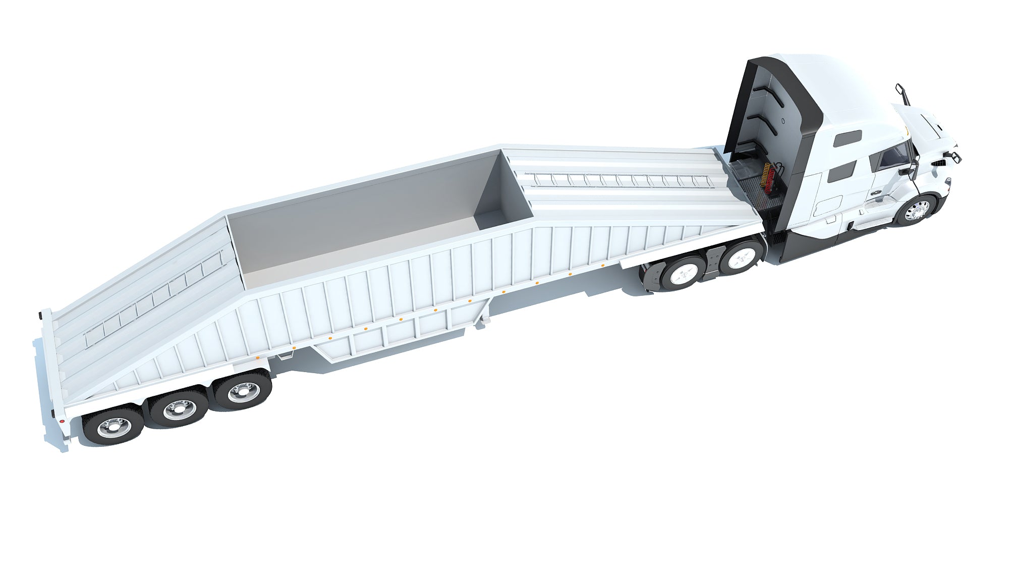 2024 Semi Truck with Bottom Dump Trailer