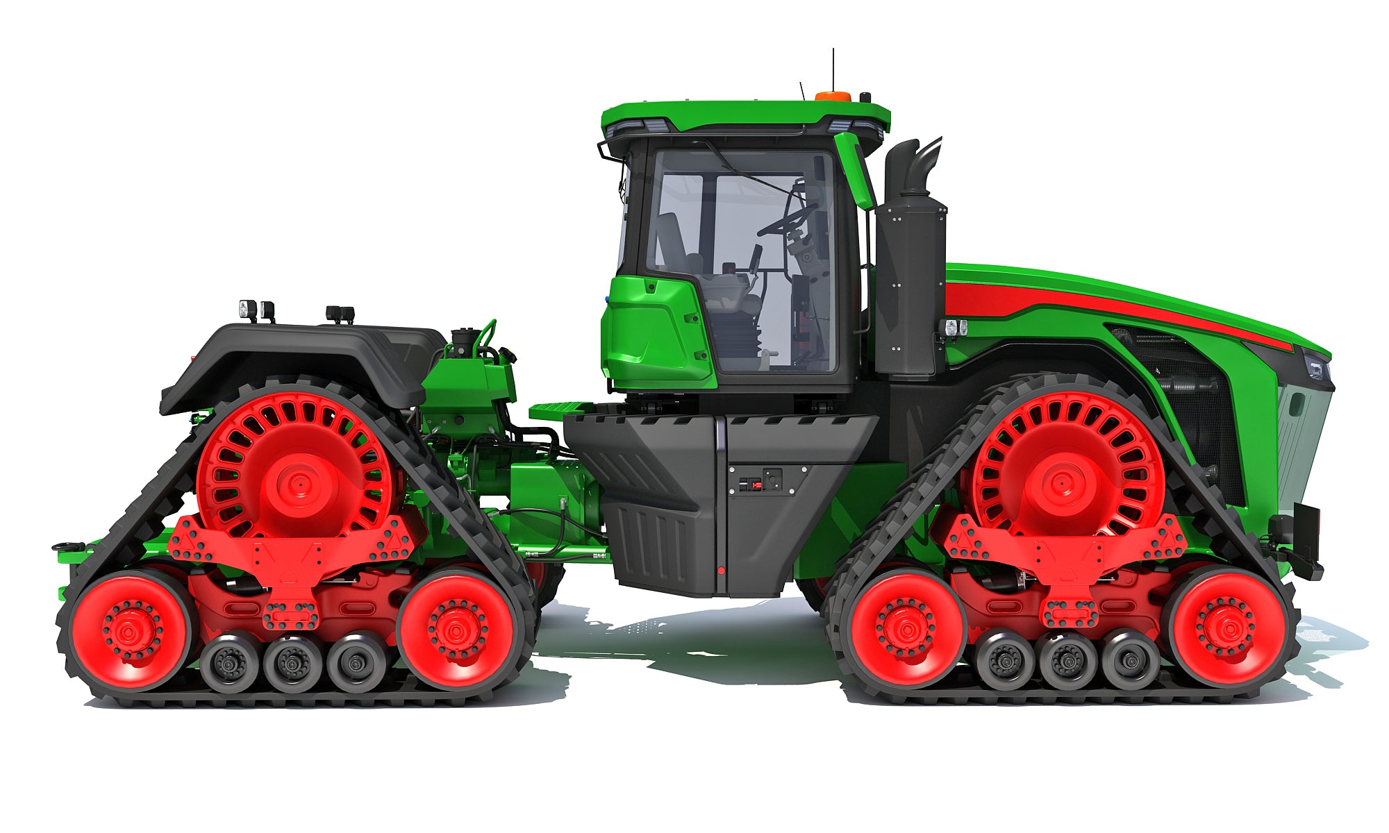 4WD Tracked Articulated Tractor