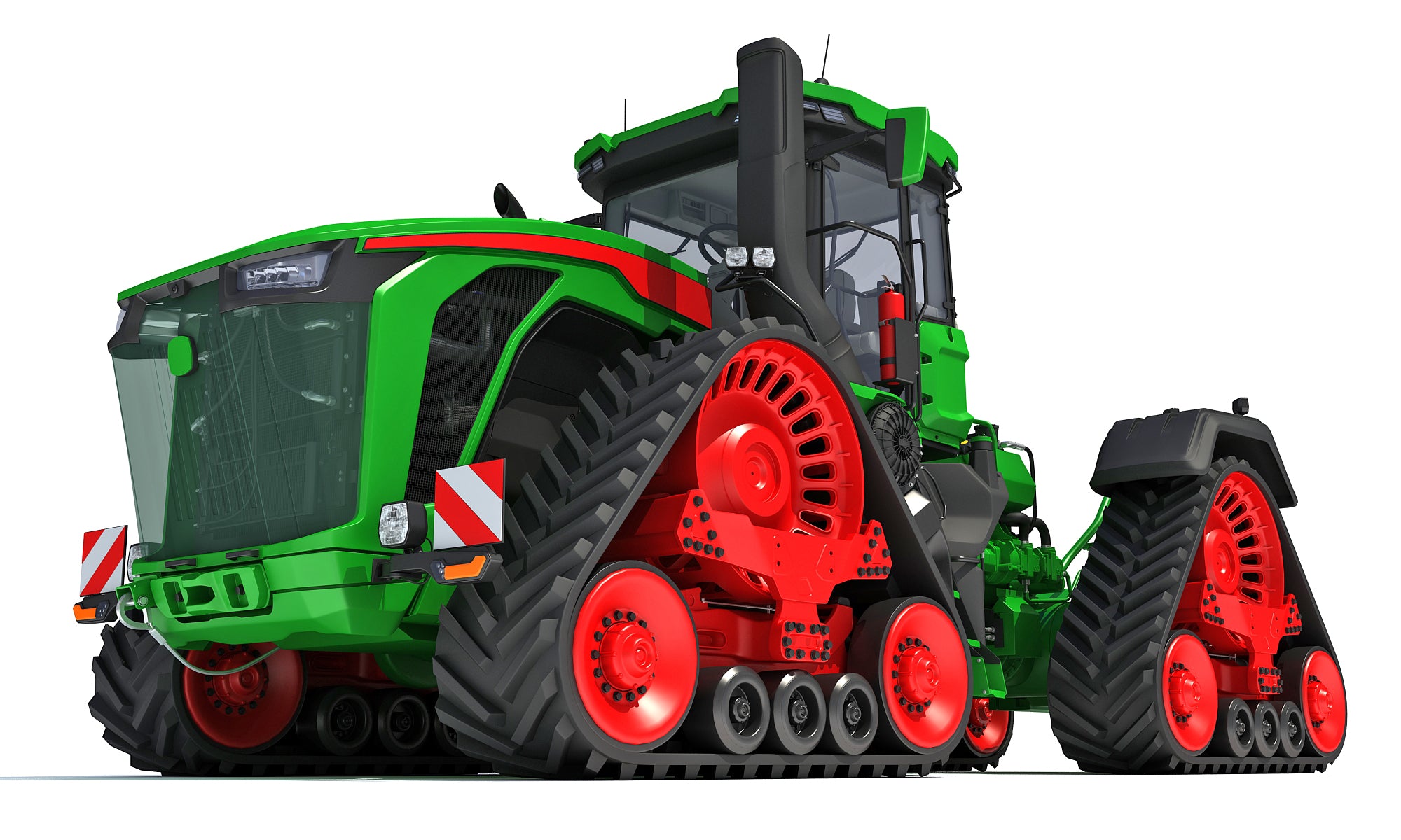 4WD Tracked Articulated Tractor
