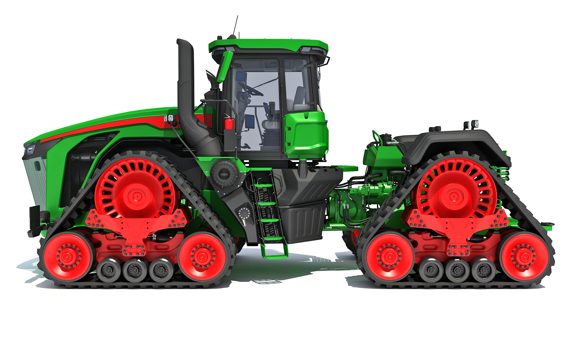 4WD Tracked Articulated Tractor