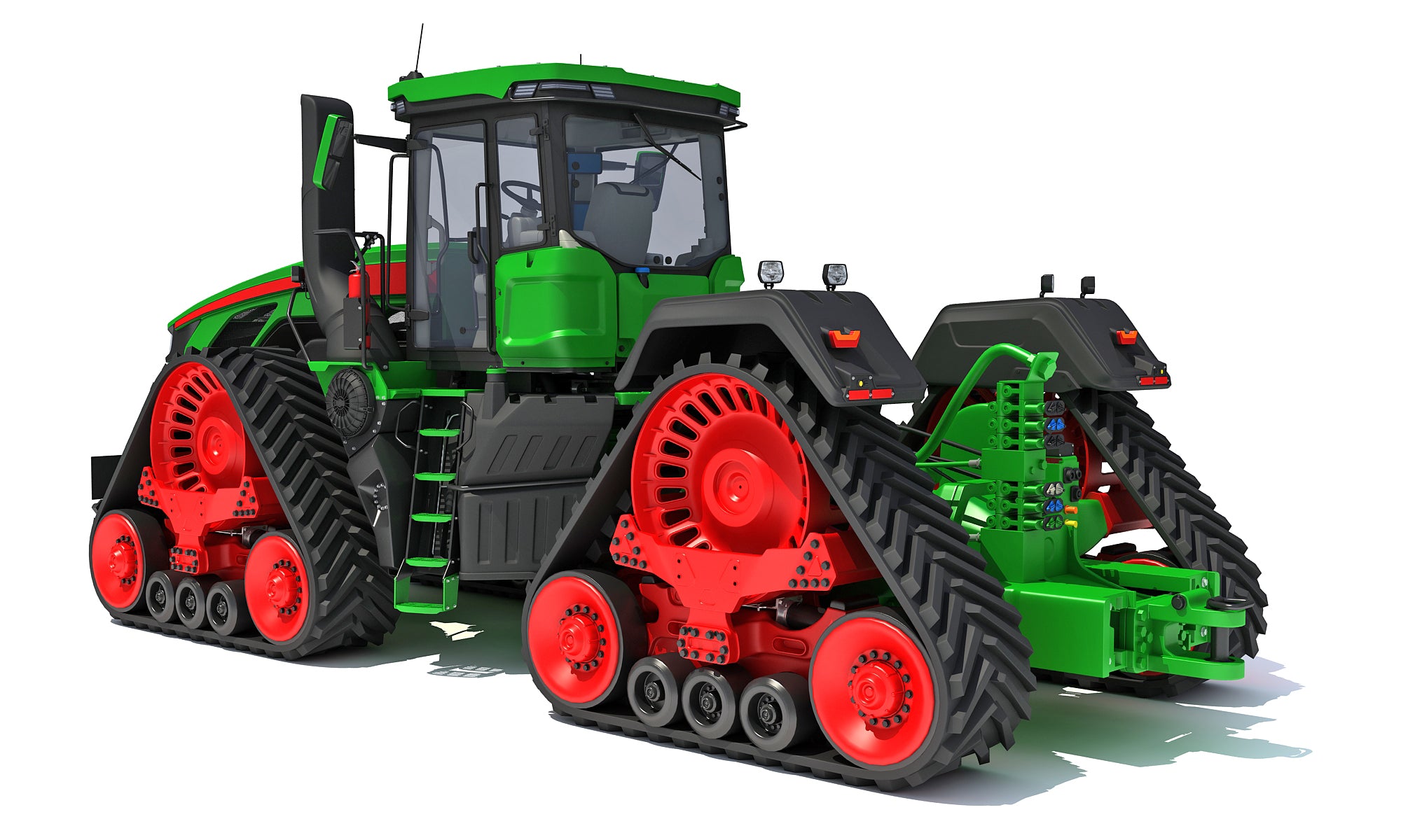 4WD Tracked Articulated Tractor
