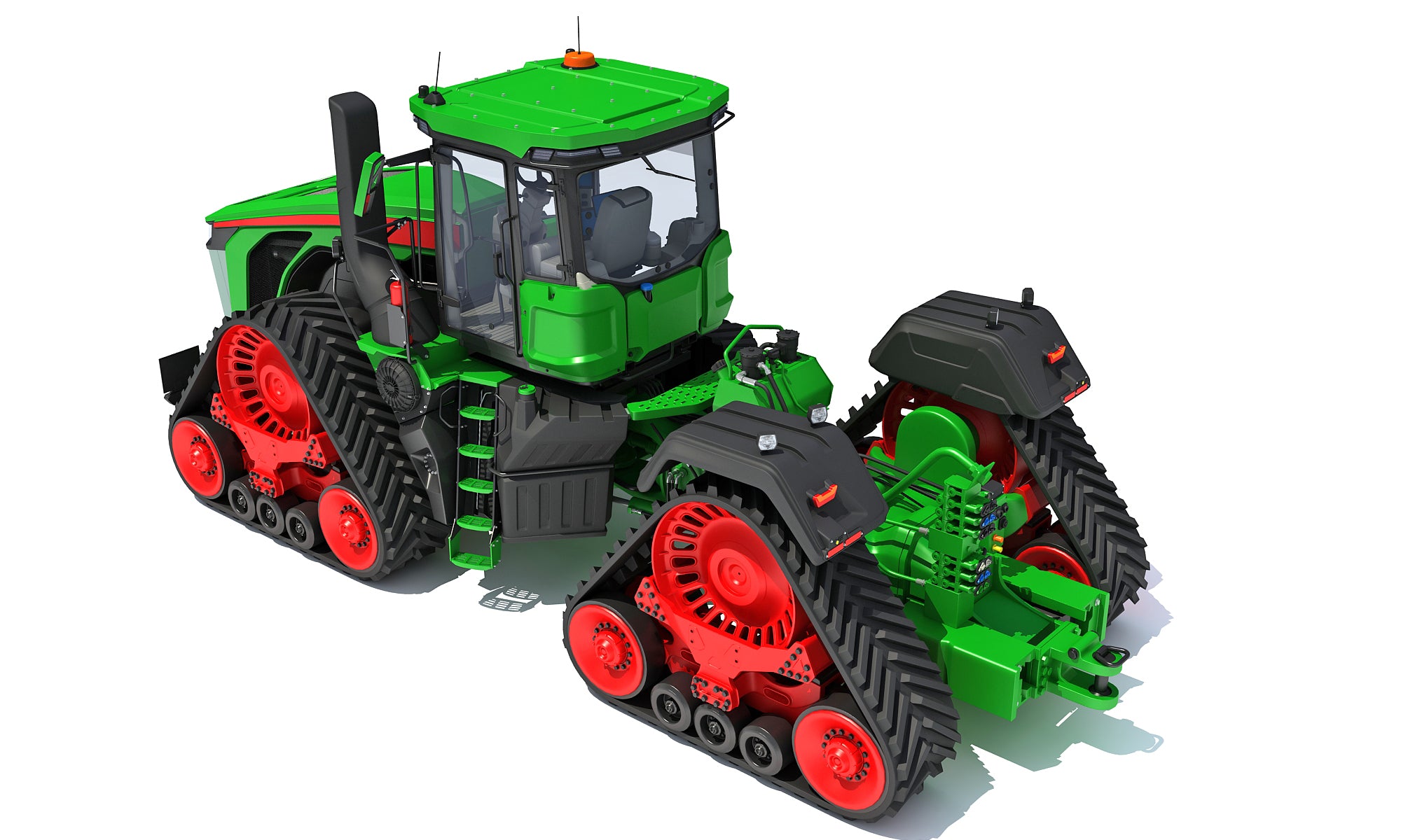 4WD Tracked Articulated Tractor