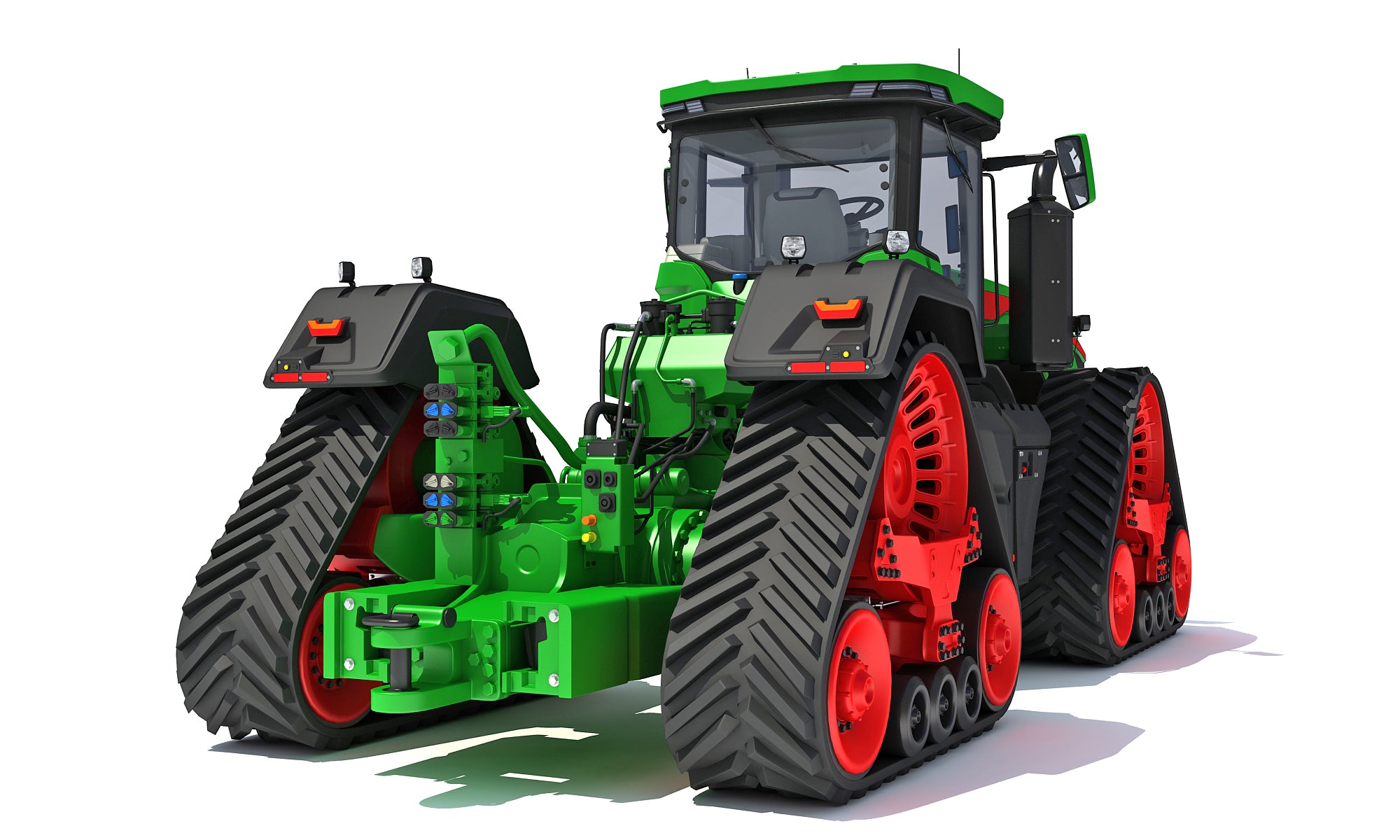 4WD Tracked Articulated Tractor