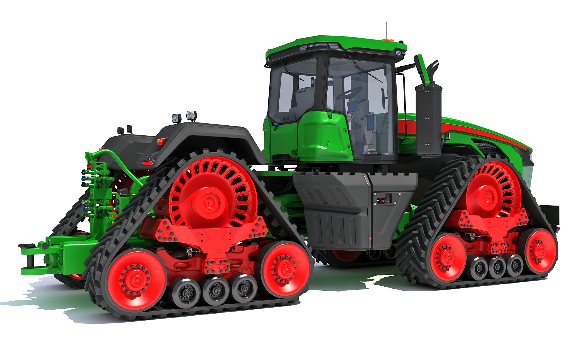 4WD Tracked Articulated Tractor