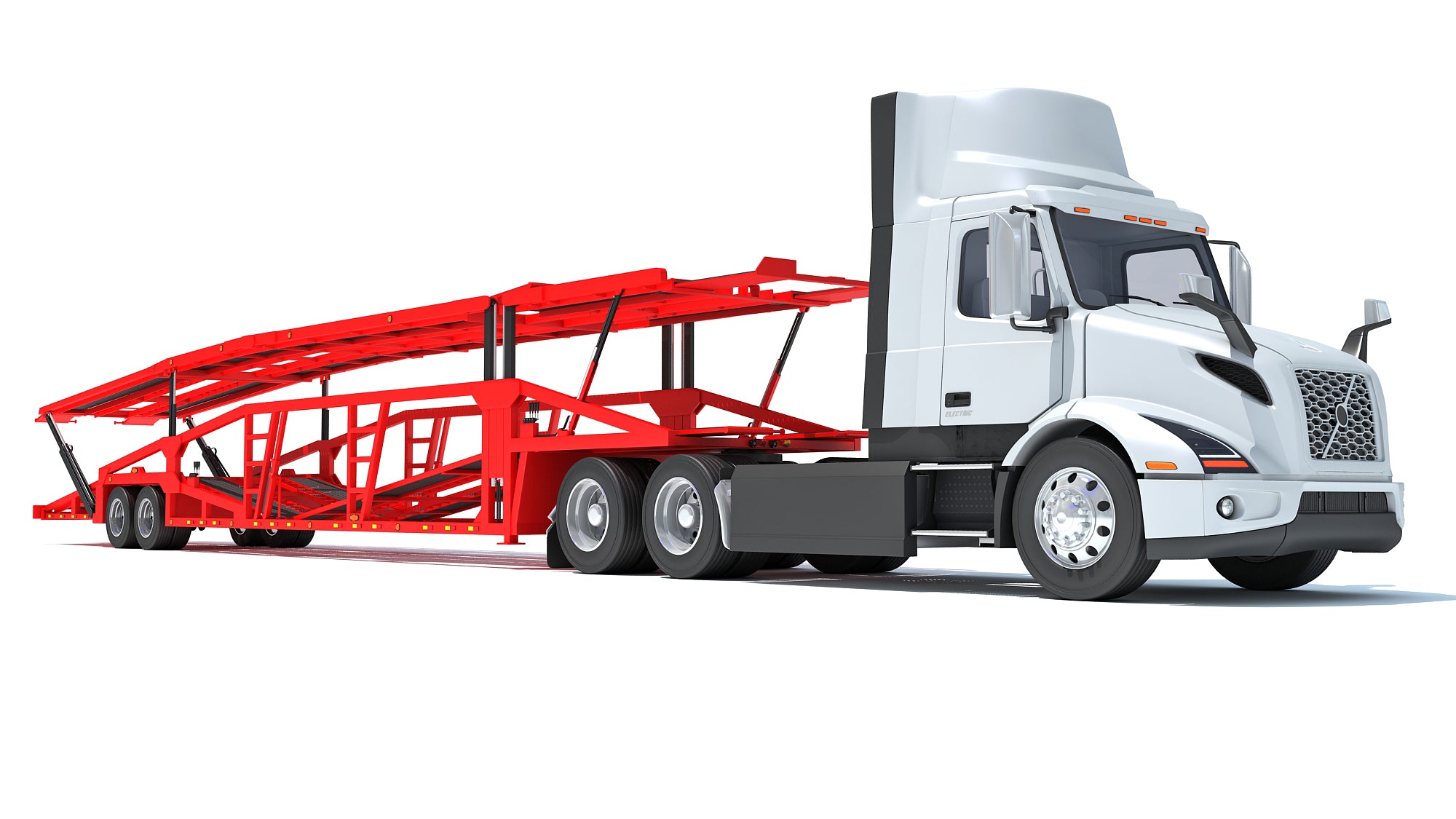 Car Carrier Semi Truck Trailer
