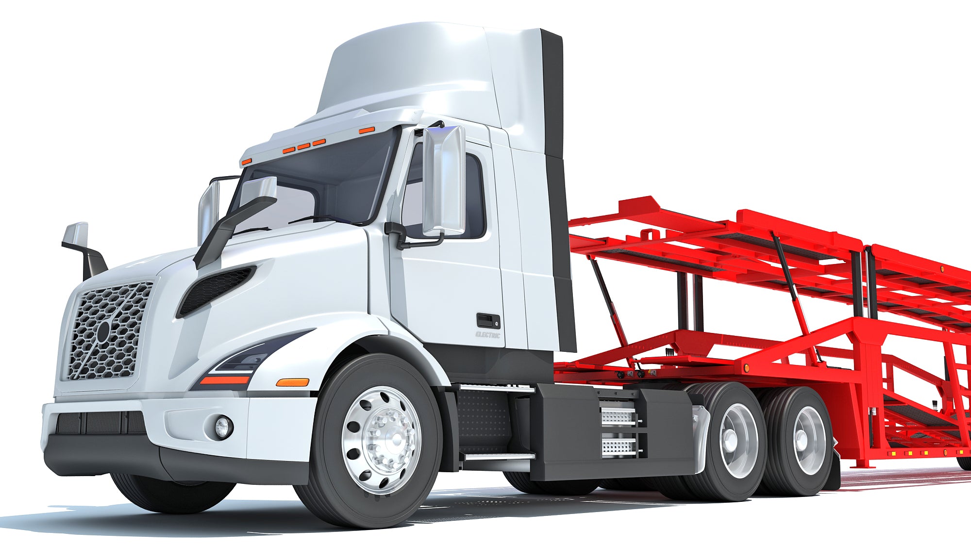 Car Carrier Semi Truck Trailer
