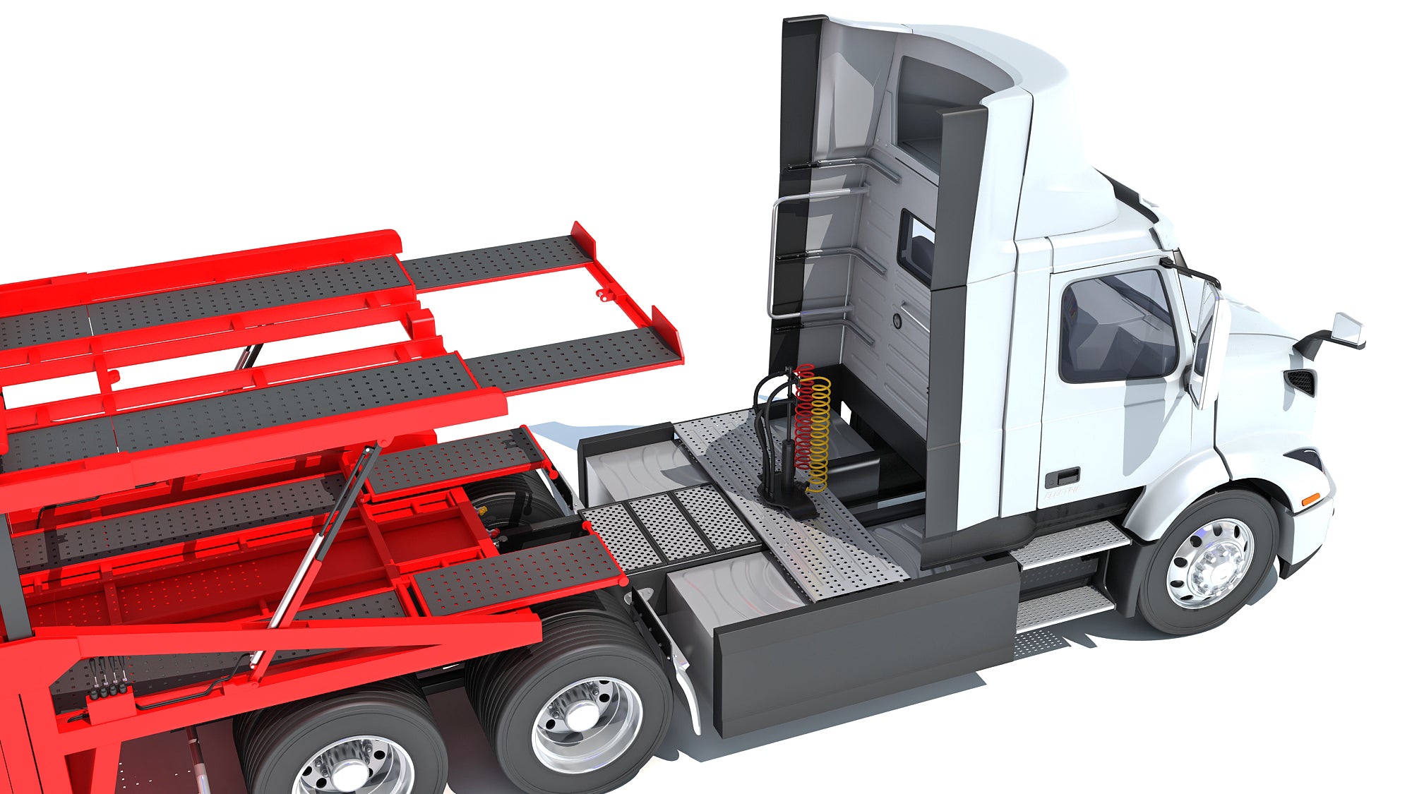 Car Carrier Semi Truck Trailer