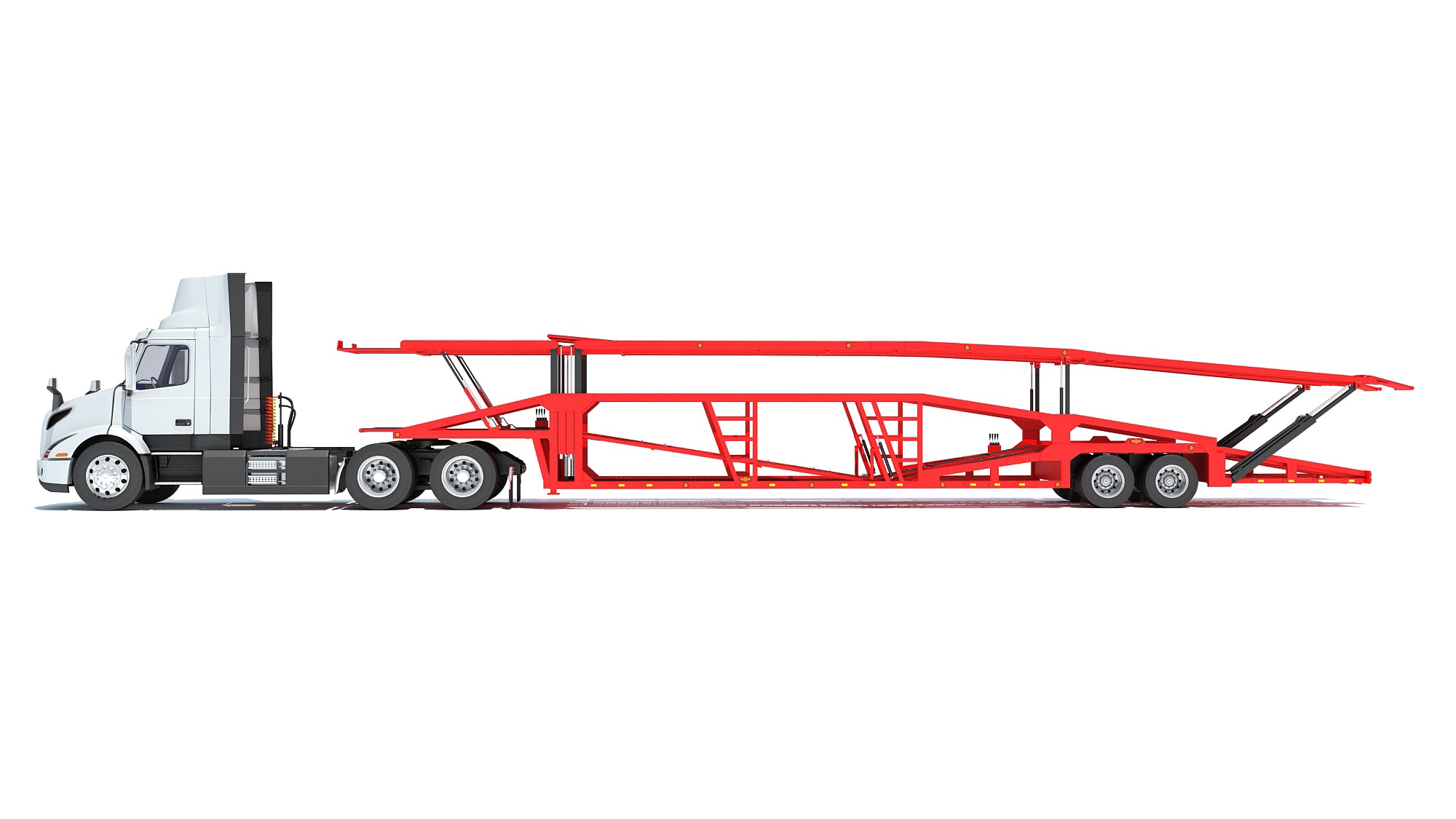 Car Carrier Semi Truck Trailer