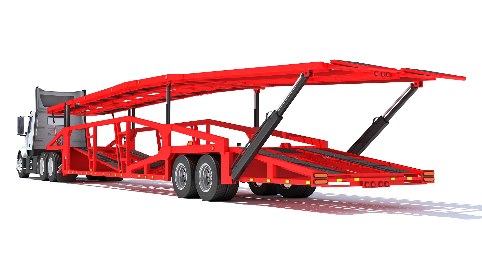 Car Carrier Semi Truck Trailer