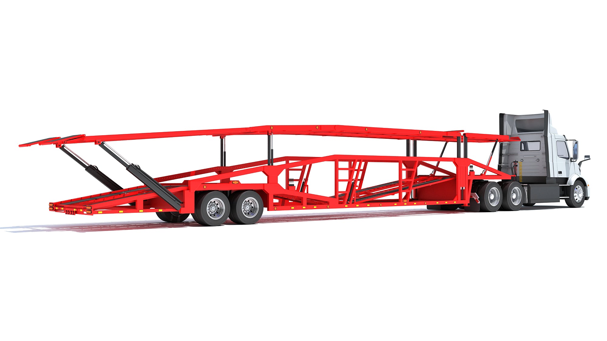 Car Carrier Semi Truck Trailer