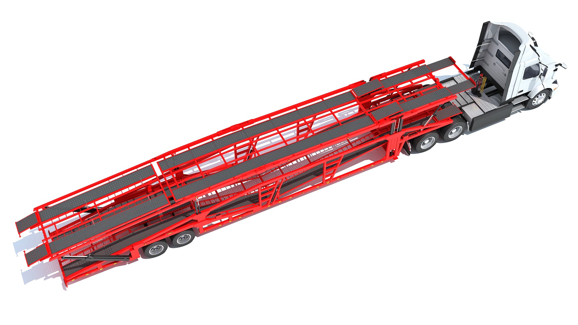 Car Carrier Semi Truck Trailer
