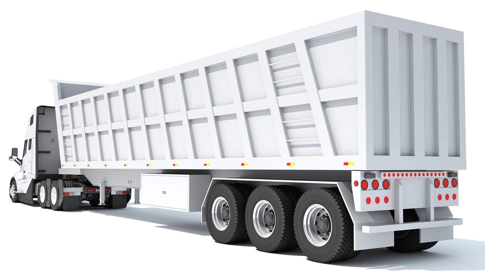 2024 Semi Truck with Tipper Trailer
