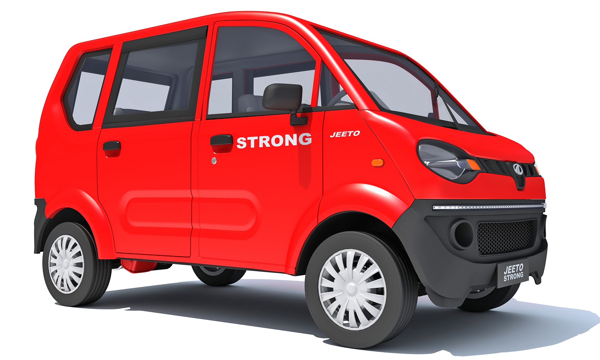 Mahindra Jeeto Minivan 3D Model – Indian Light Commercial Vehicle LCV