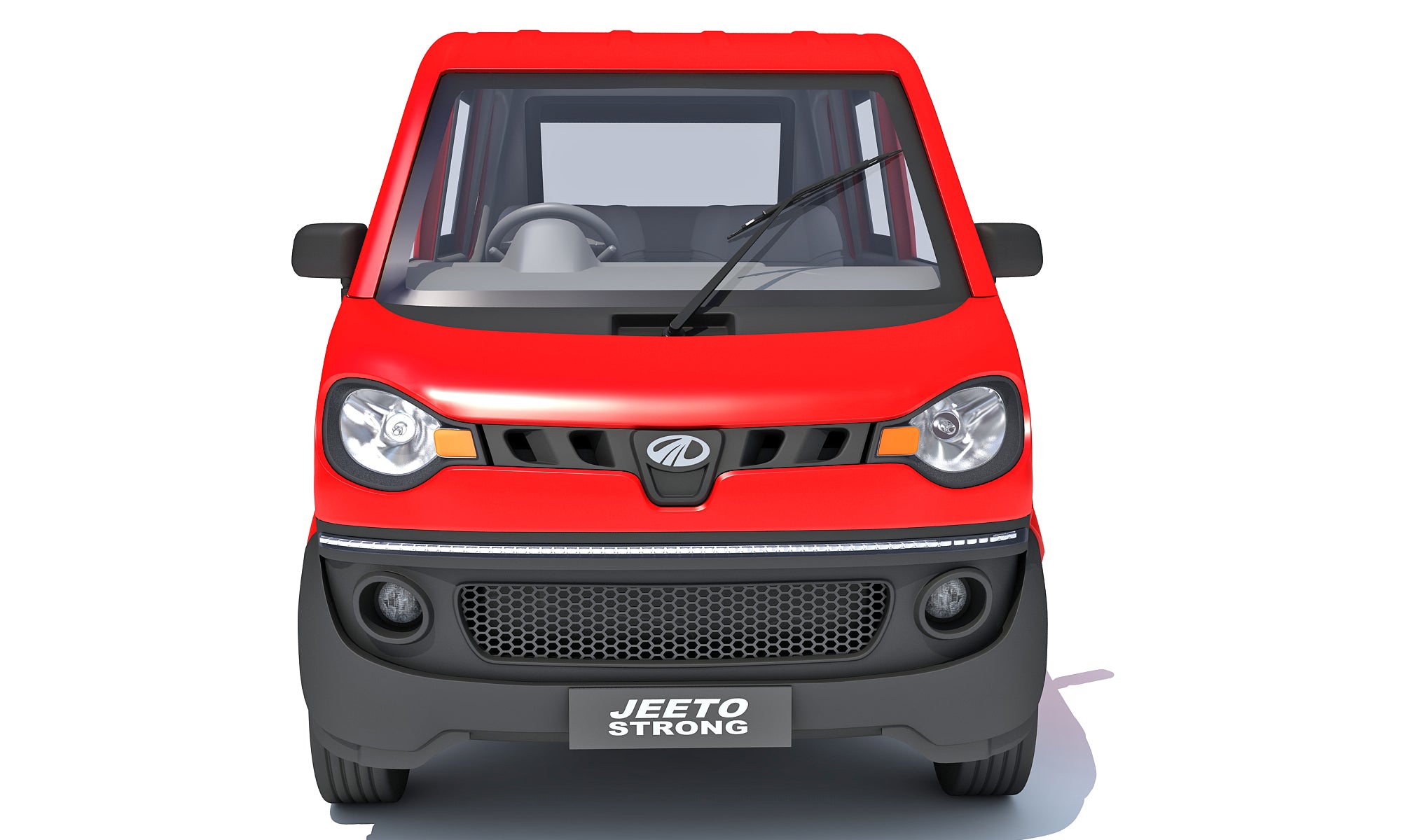 Mahindra Jeeto Minivan 3D Model – Indian Light Commercial Vehicle LCV