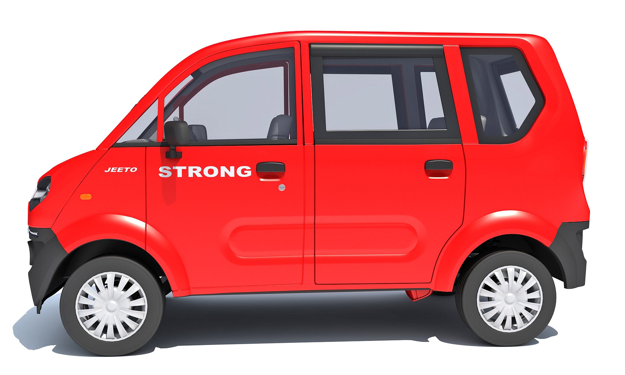 Mahindra Jeeto Minivan 3D Model – Indian Light Commercial Vehicle LCV
