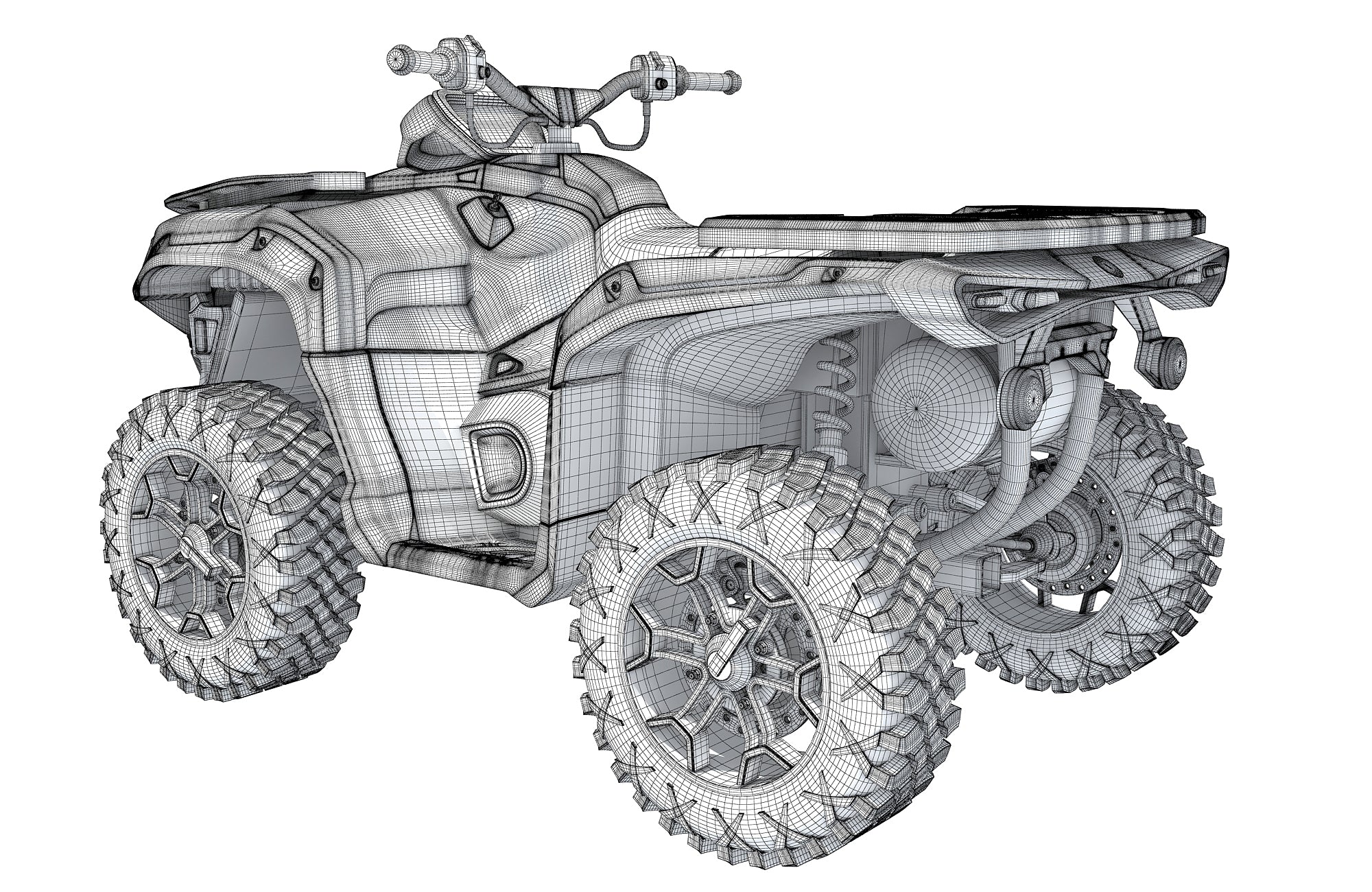 All Terrain Vehicle ATV Quad Buggy Bike