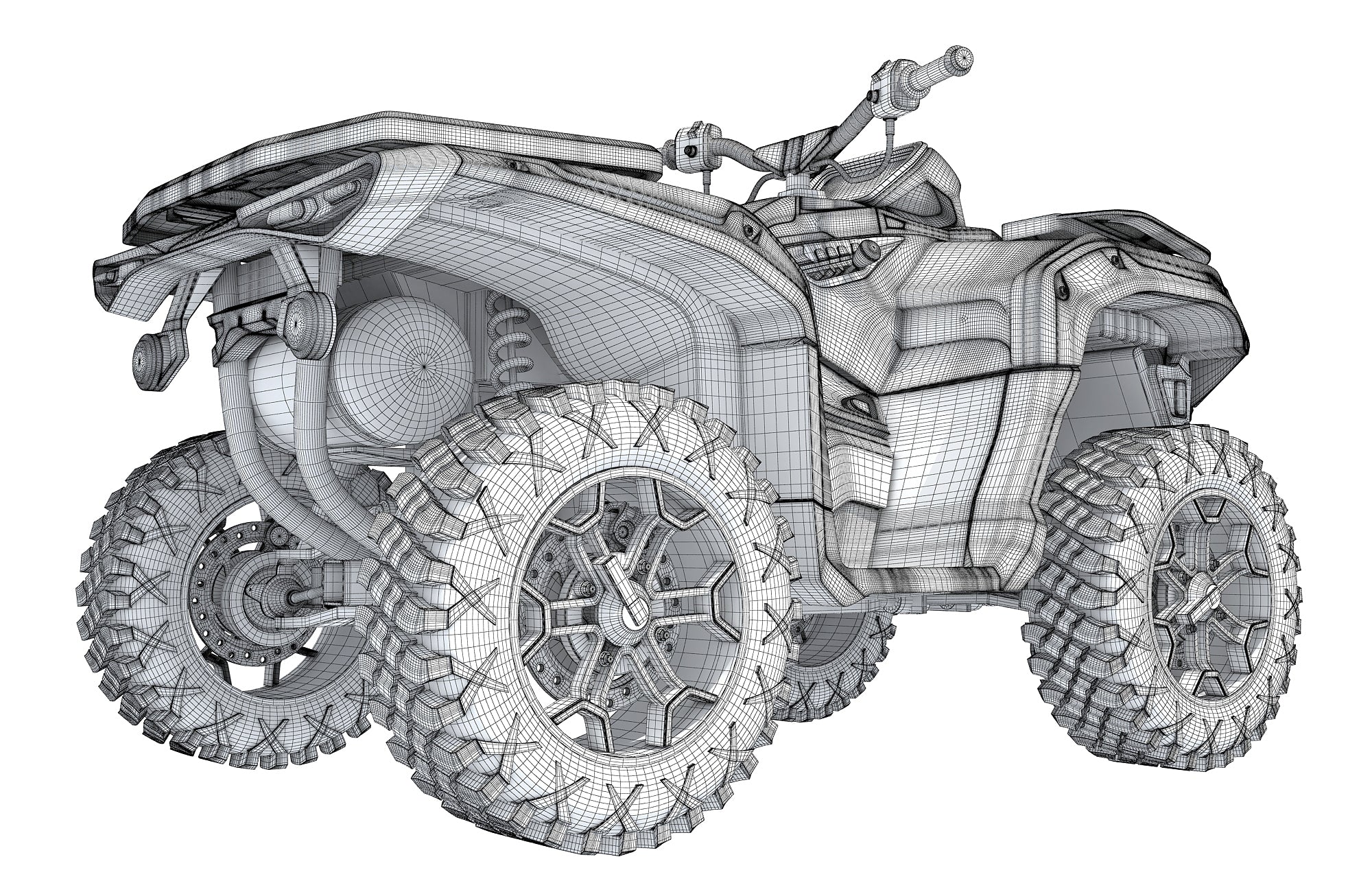All Terrain Vehicle ATV Quad Buggy Bike