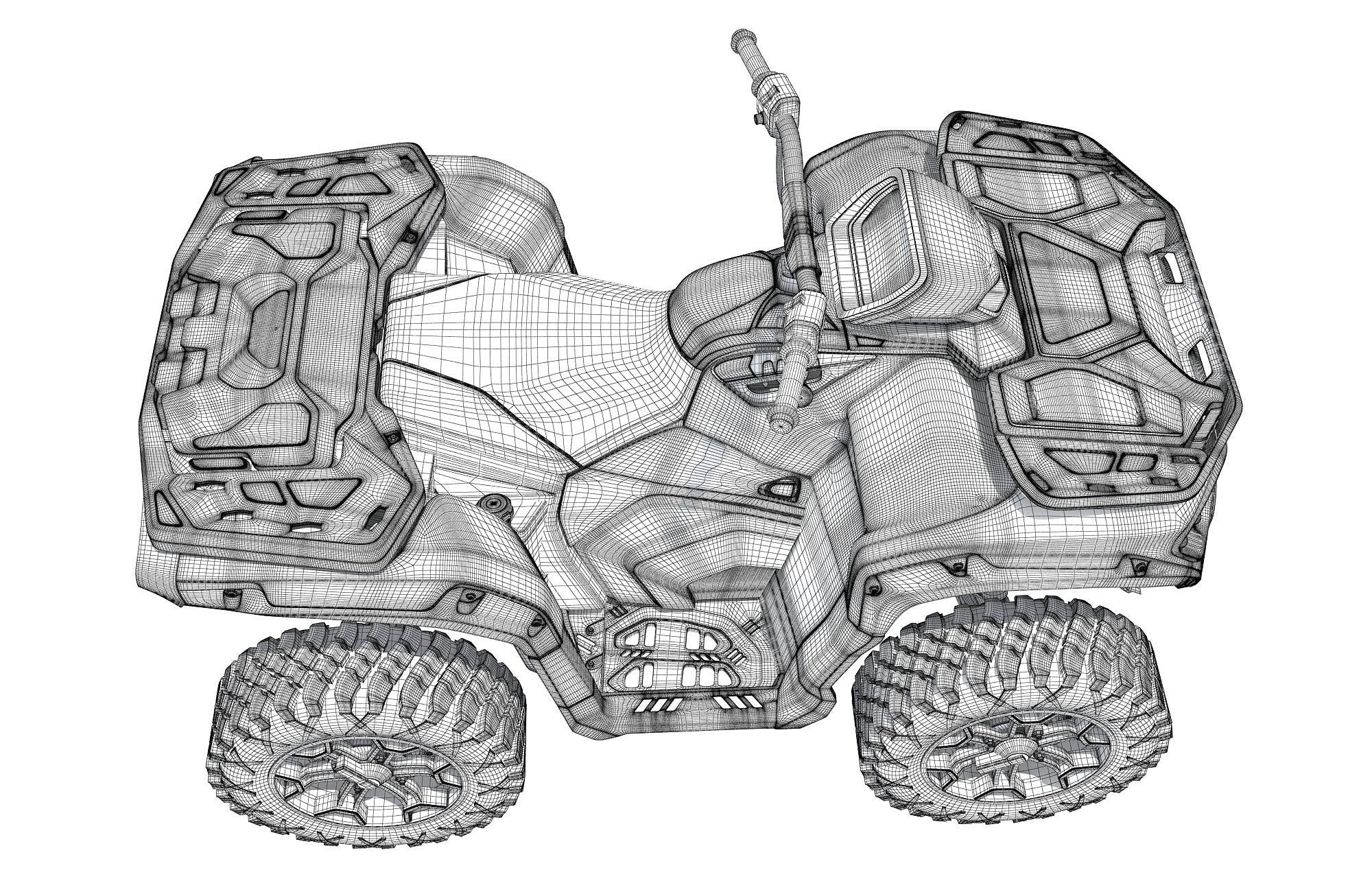 All Terrain Vehicle ATV Quad Buggy Bike