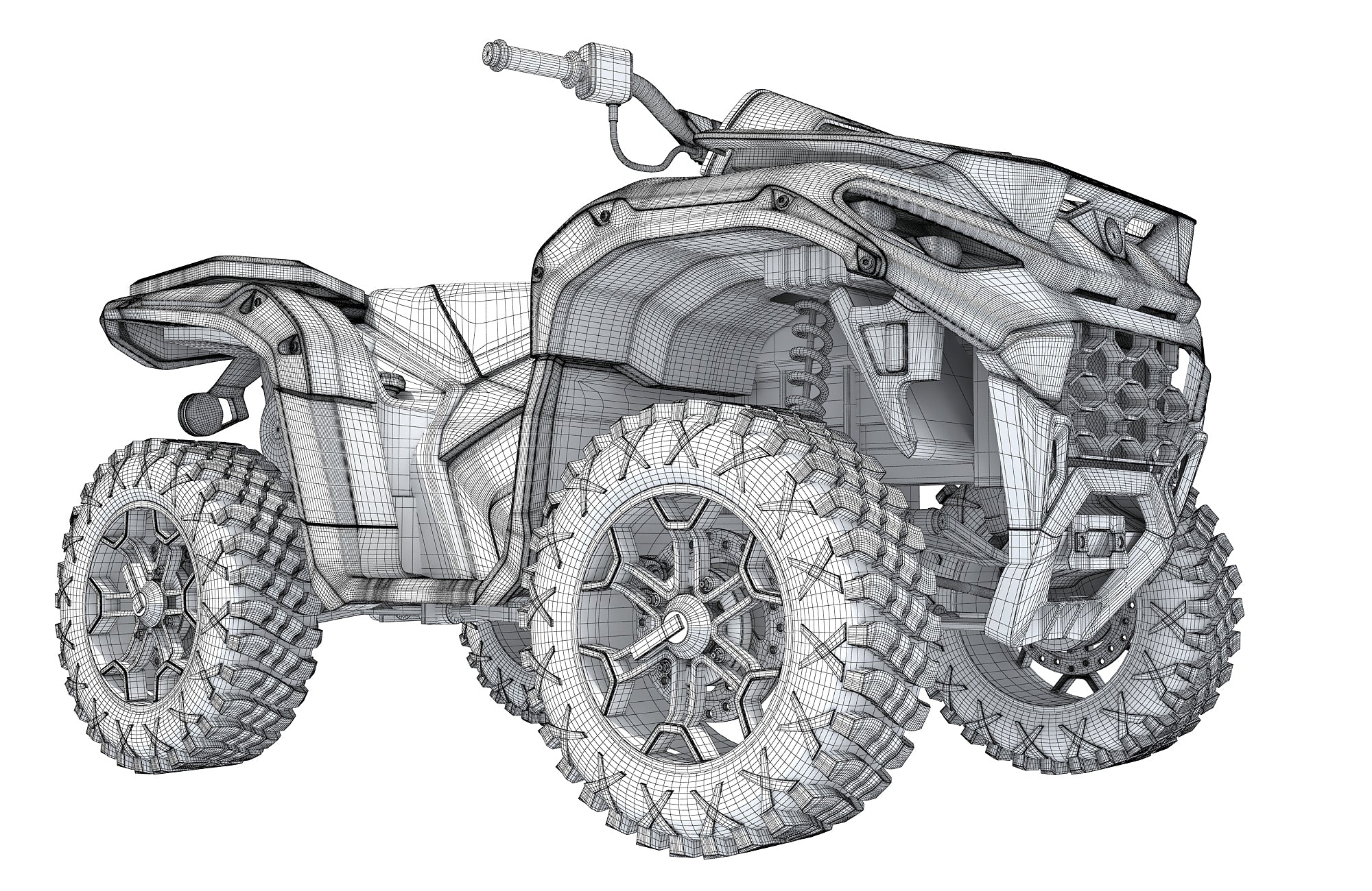 All Terrain Vehicle ATV Quad Buggy Bike