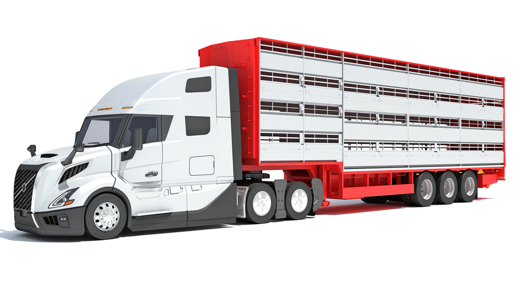 2024 Animal Transporter Semi Truck and Trailer