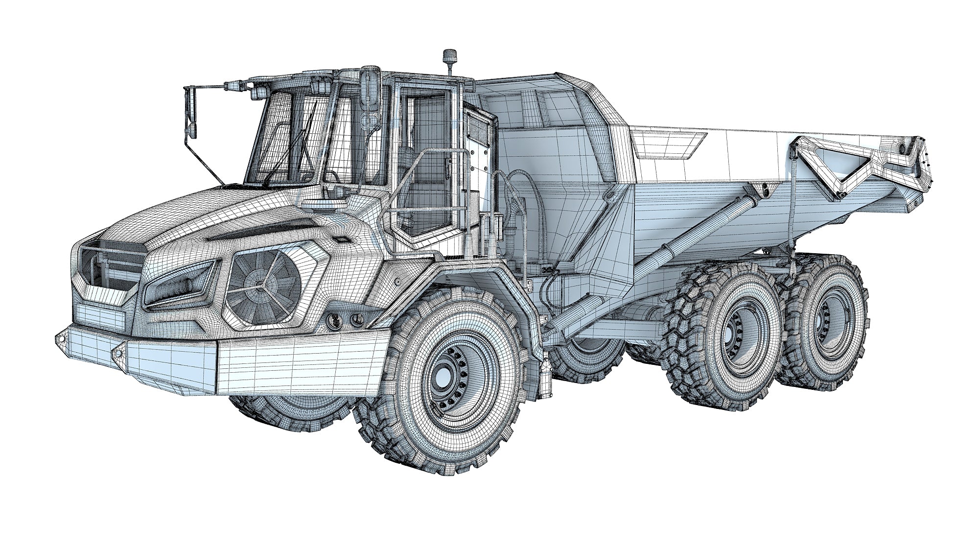 Articulated Mining Truck Liebherr TA 230 Litronic